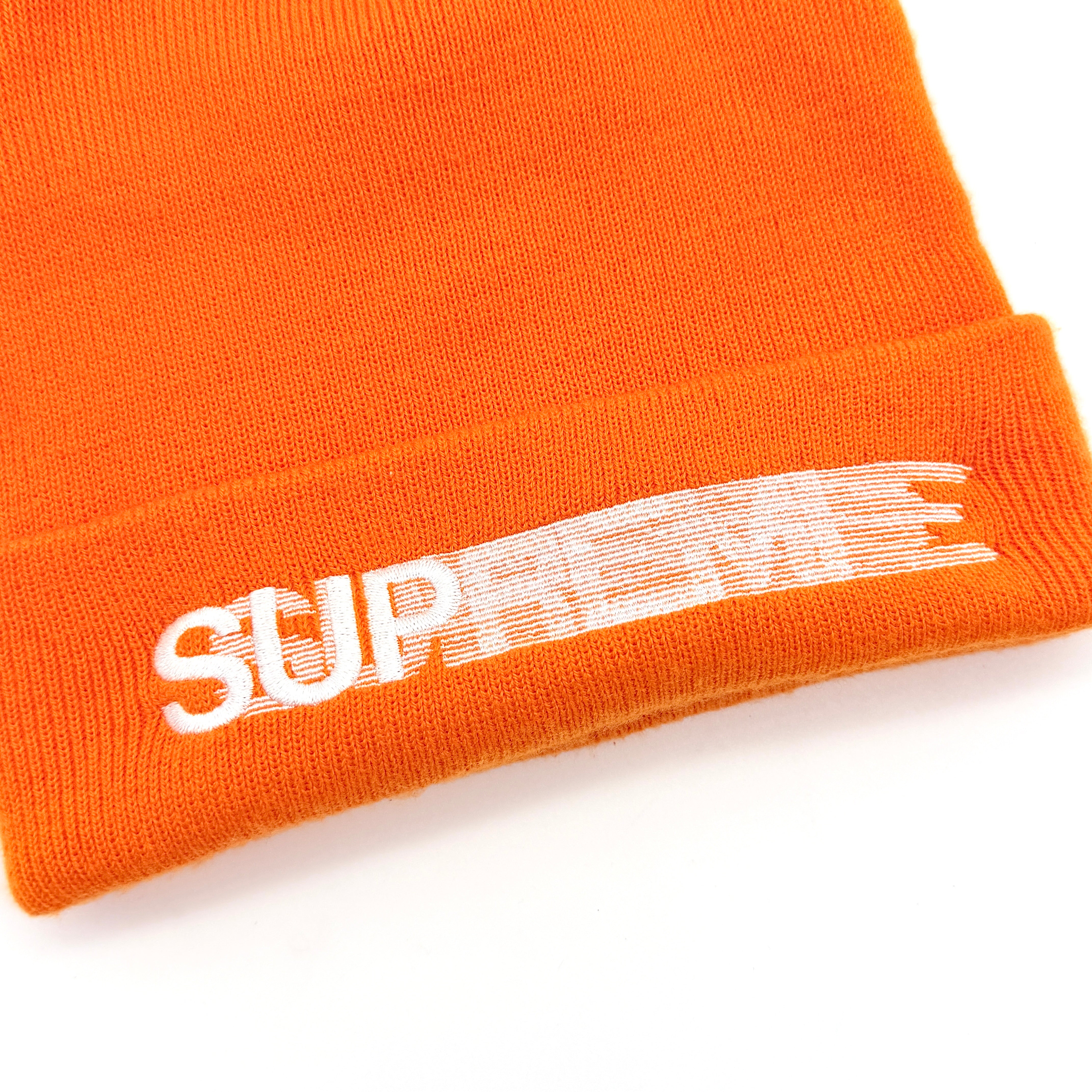Supreme Motion Logo Beanie Orange