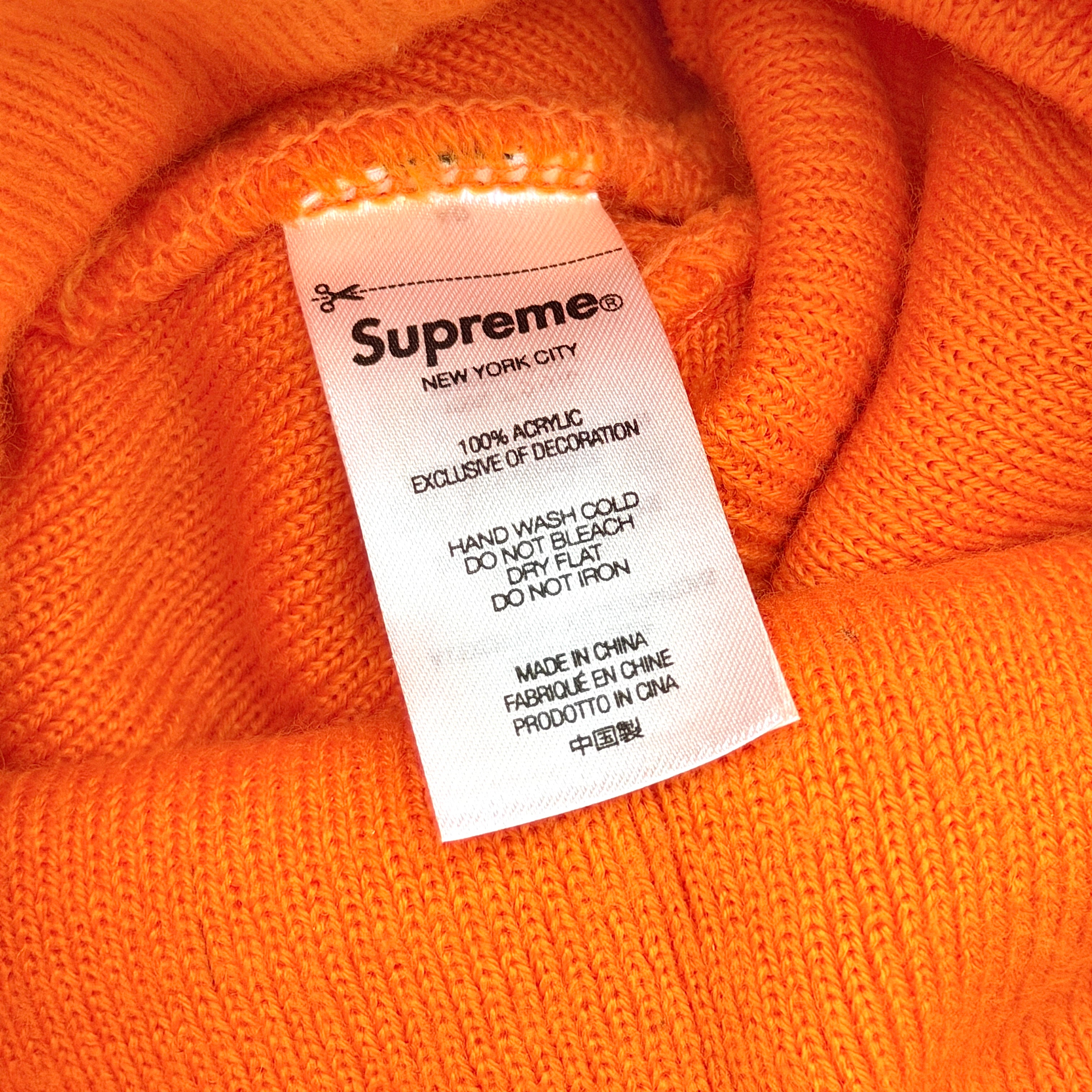 Supreme Motion Logo Beanie Orange