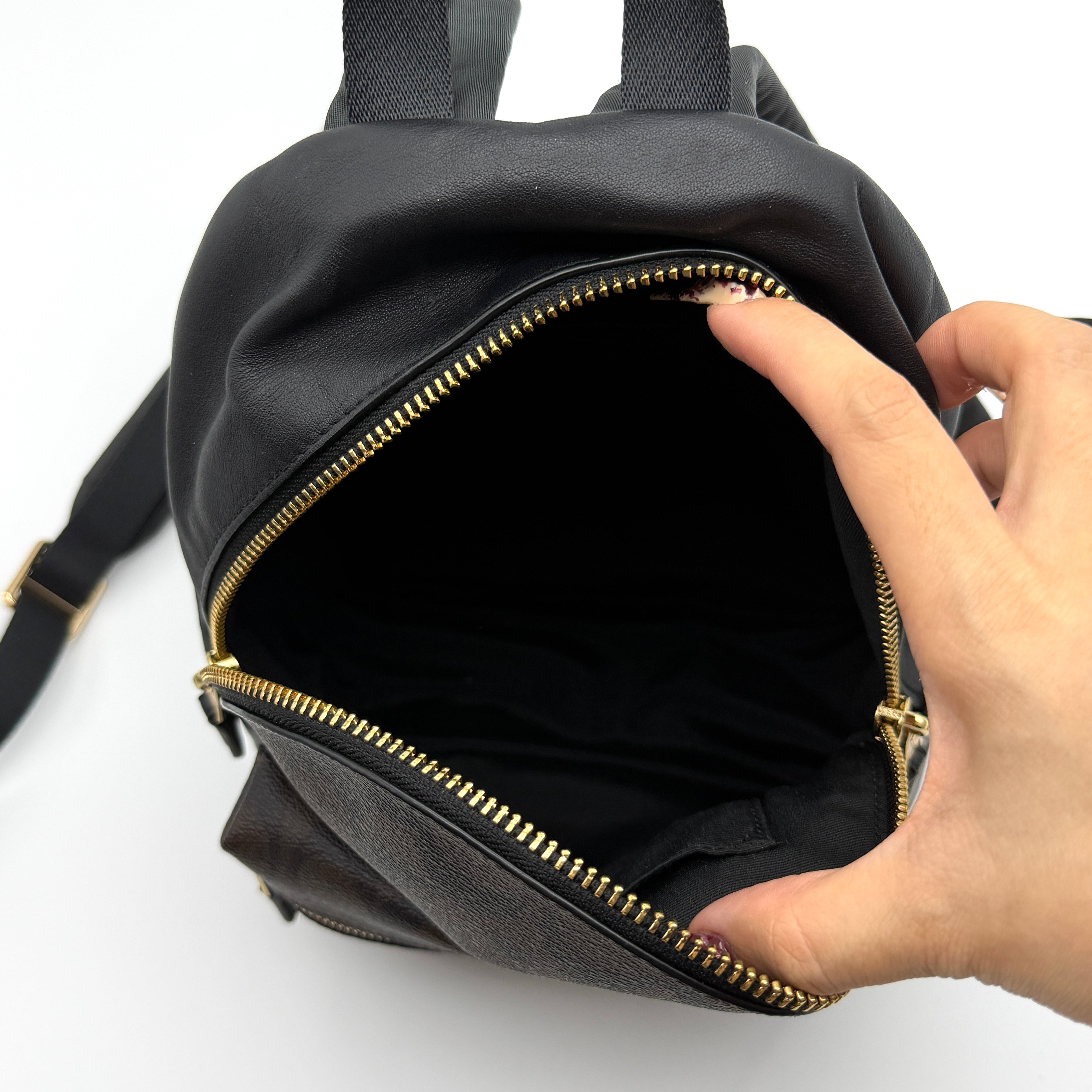 Coach Signature Mini Charlie Backpack Brown