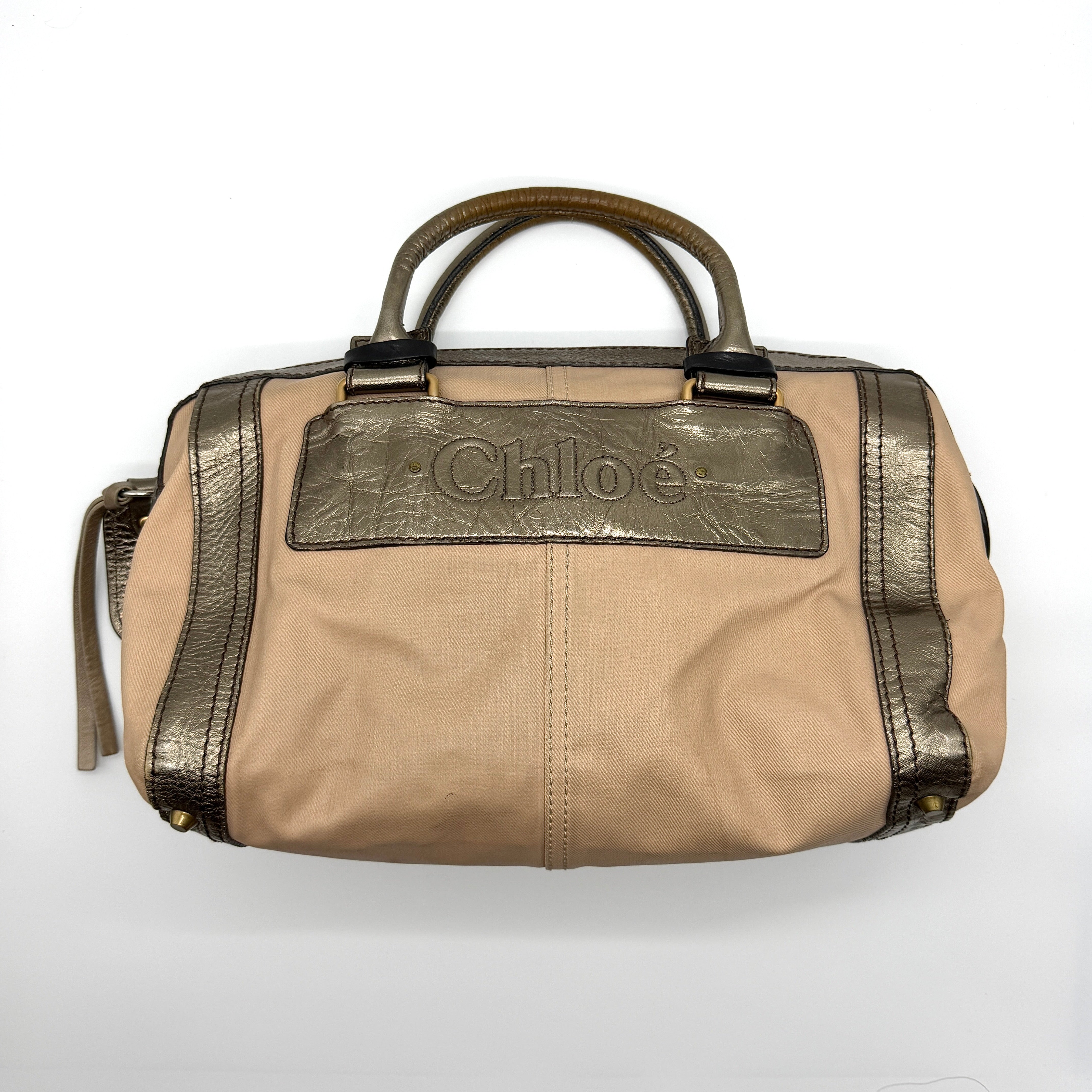 Chloe Harley Shoulder Bag Beige/Brown