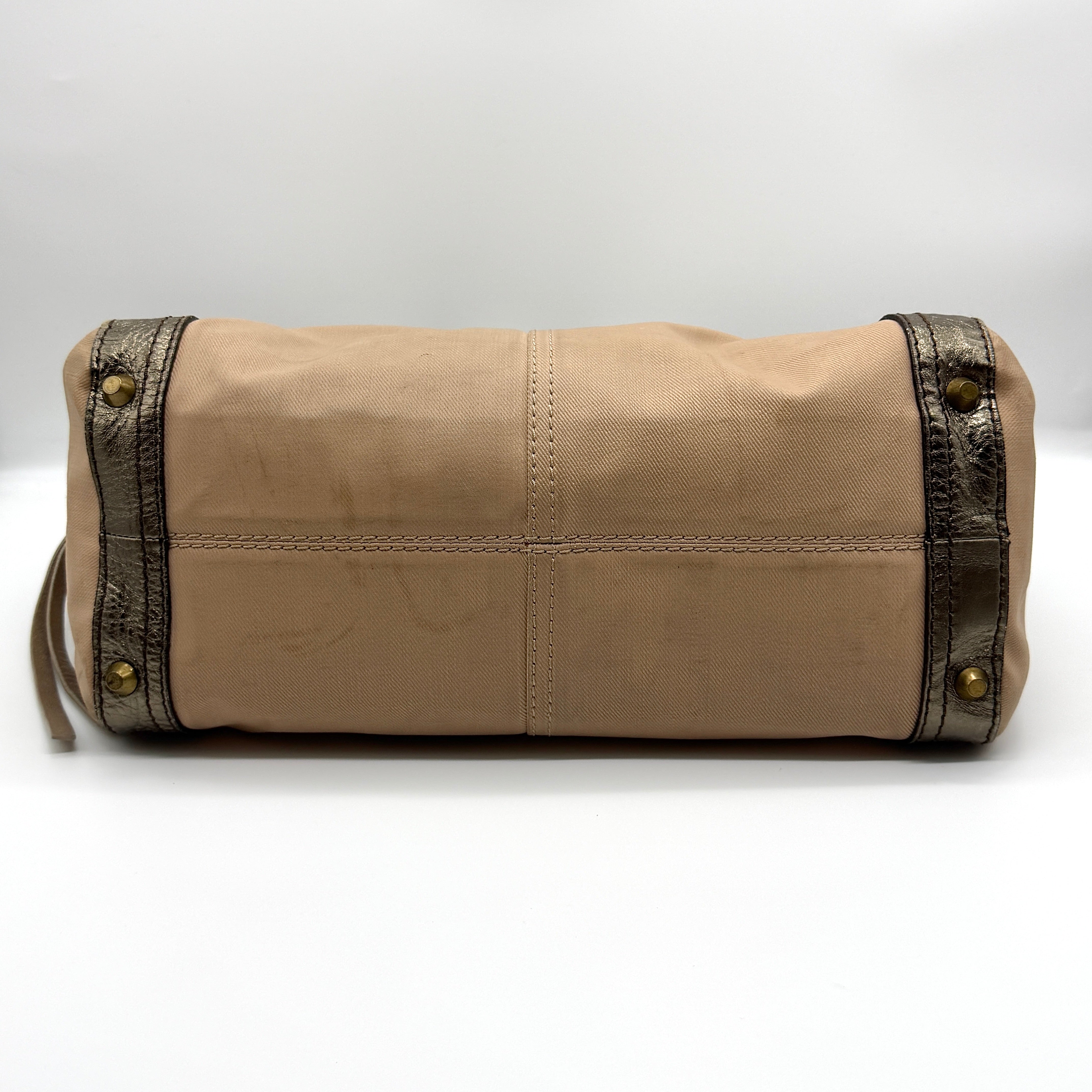 Chloe Harley Shoulder Bag Beige/Brown