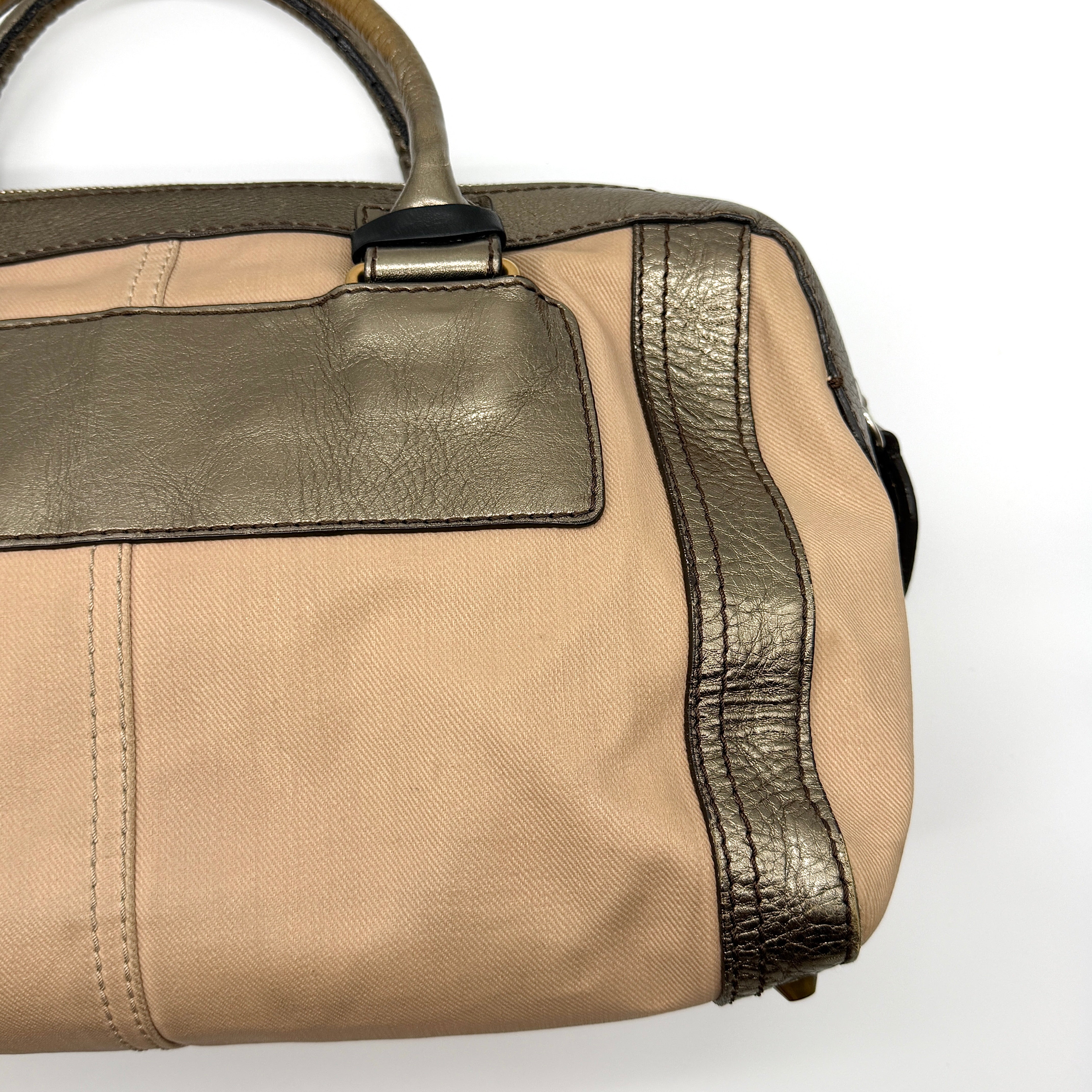 Chloe Harley Shoulder Bag Beige/Brown