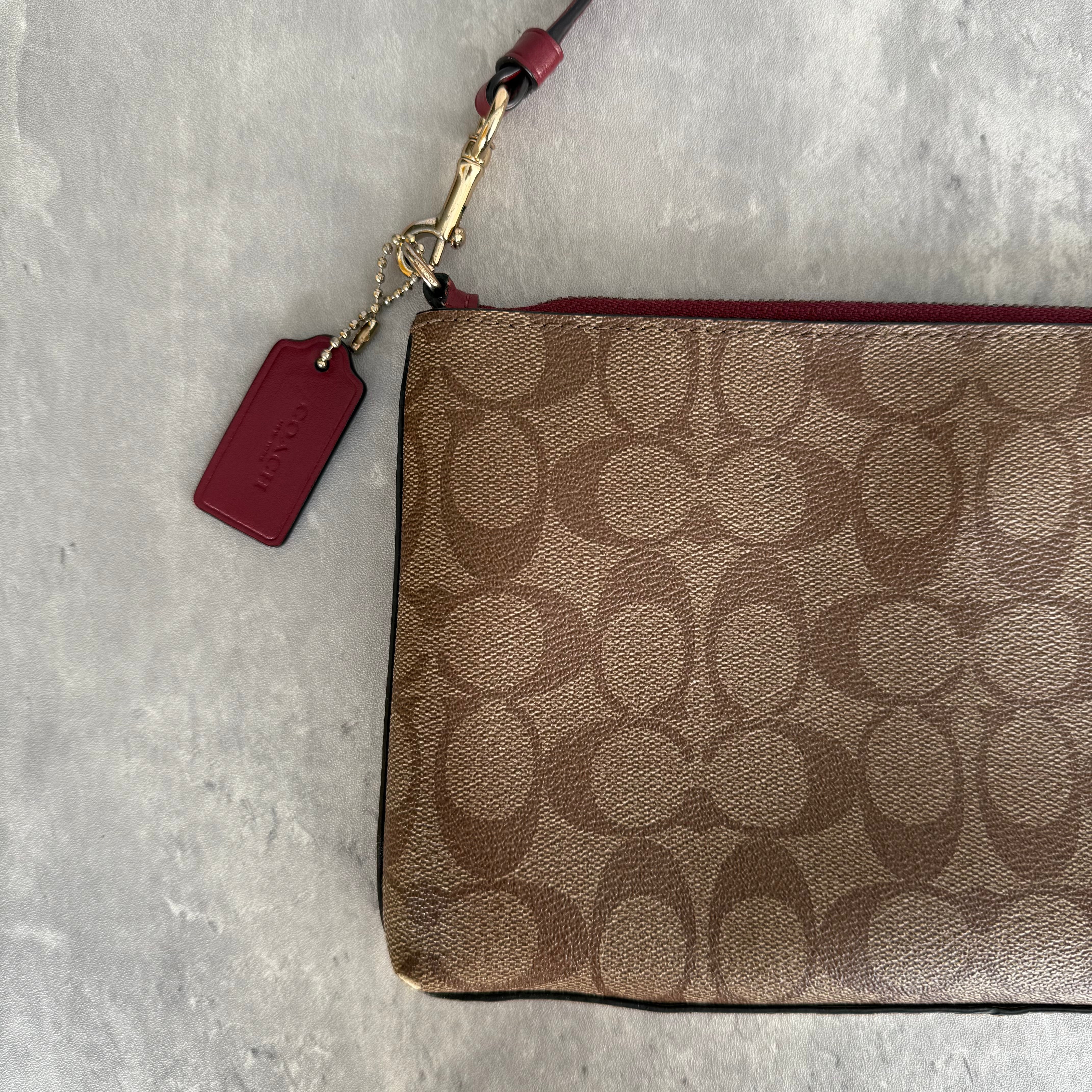 Coach Signature Canvas Graffiti Shoulder Bag