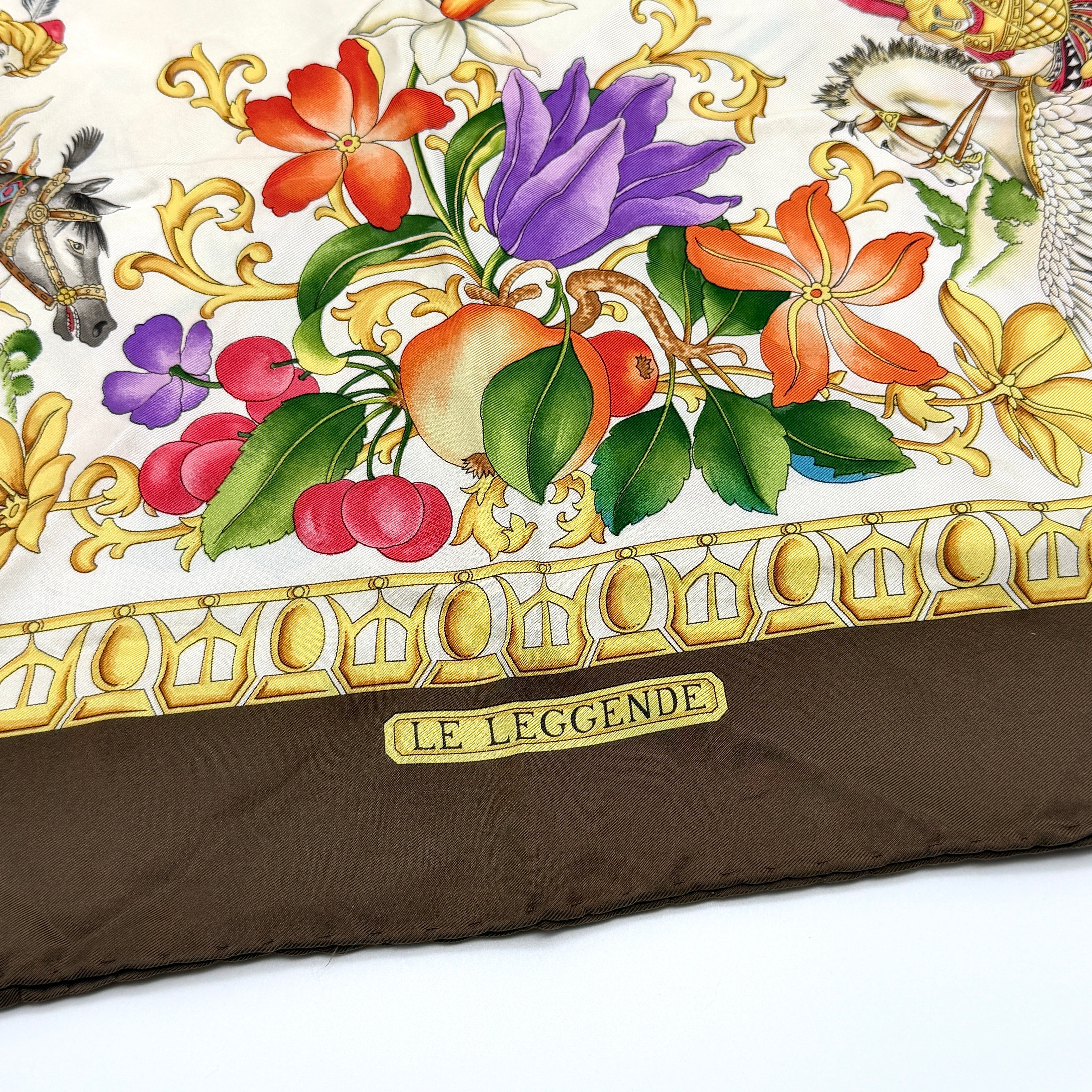 Gucci Le Leggende Silk Scarf Multicolor