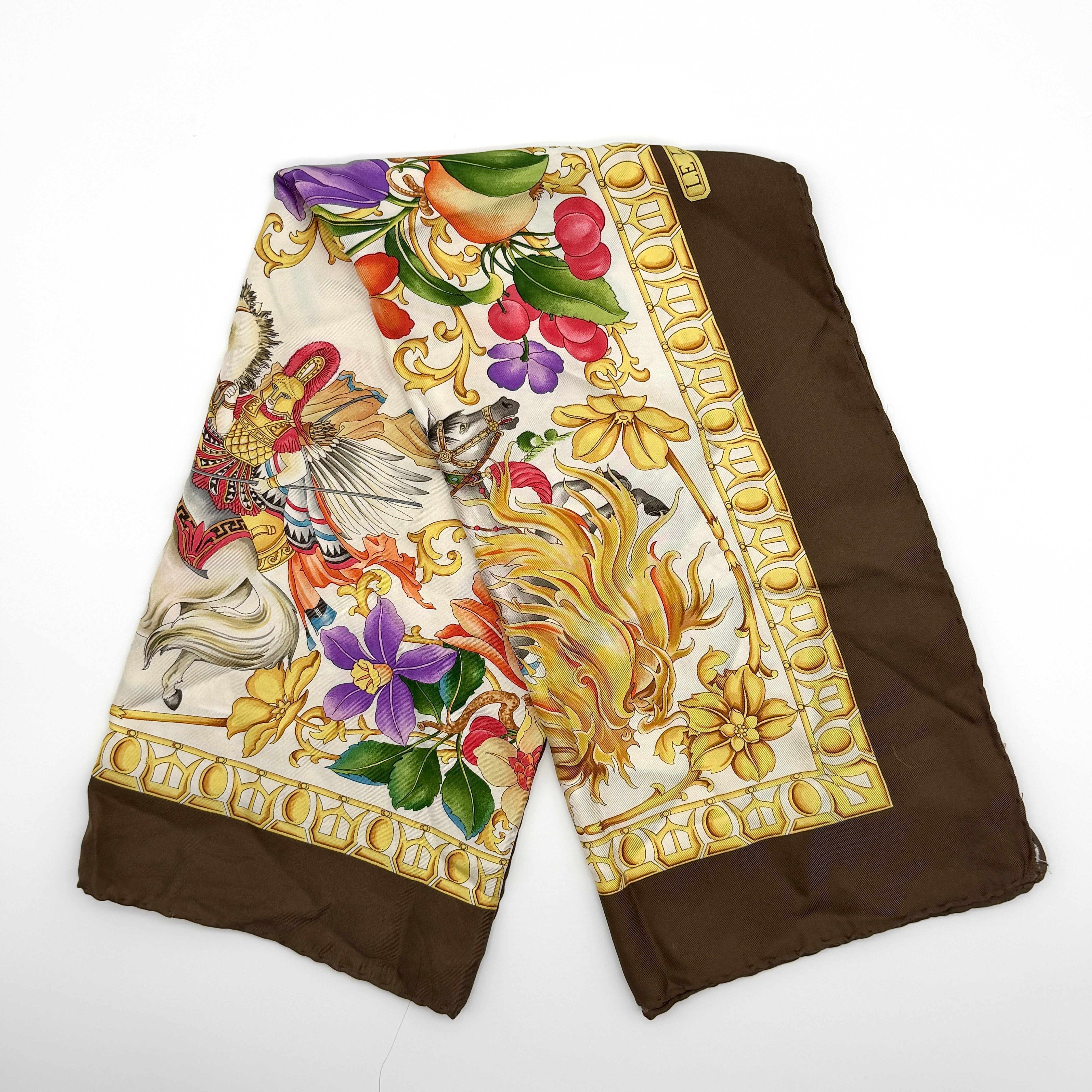 Gucci Le Leggende Silk Scarf Multicolor