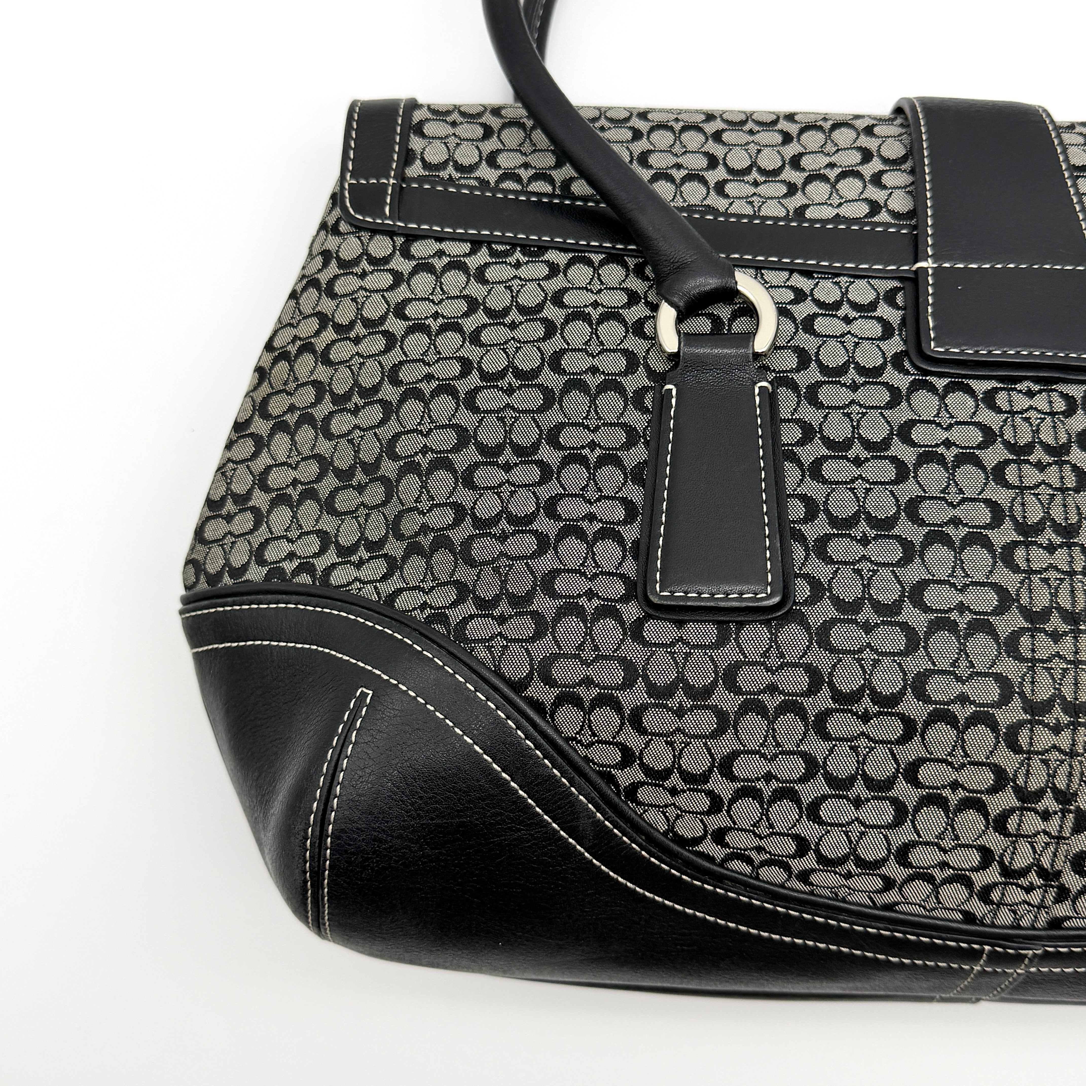 Coach Y2K Signature Soho Shoulder Bag Grey/Black