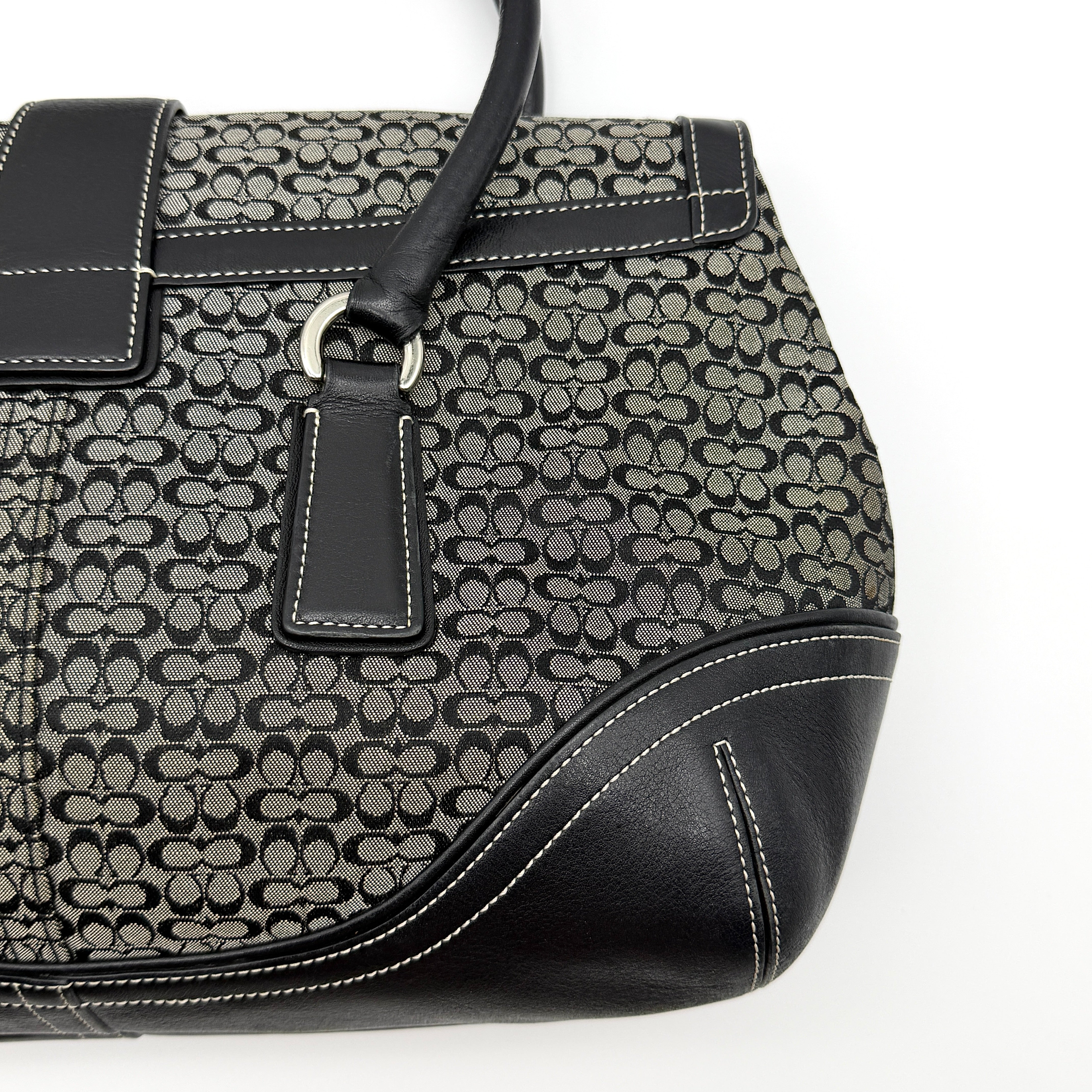 Coach Y2K Signature Soho Shoulder Bag Grey/Black