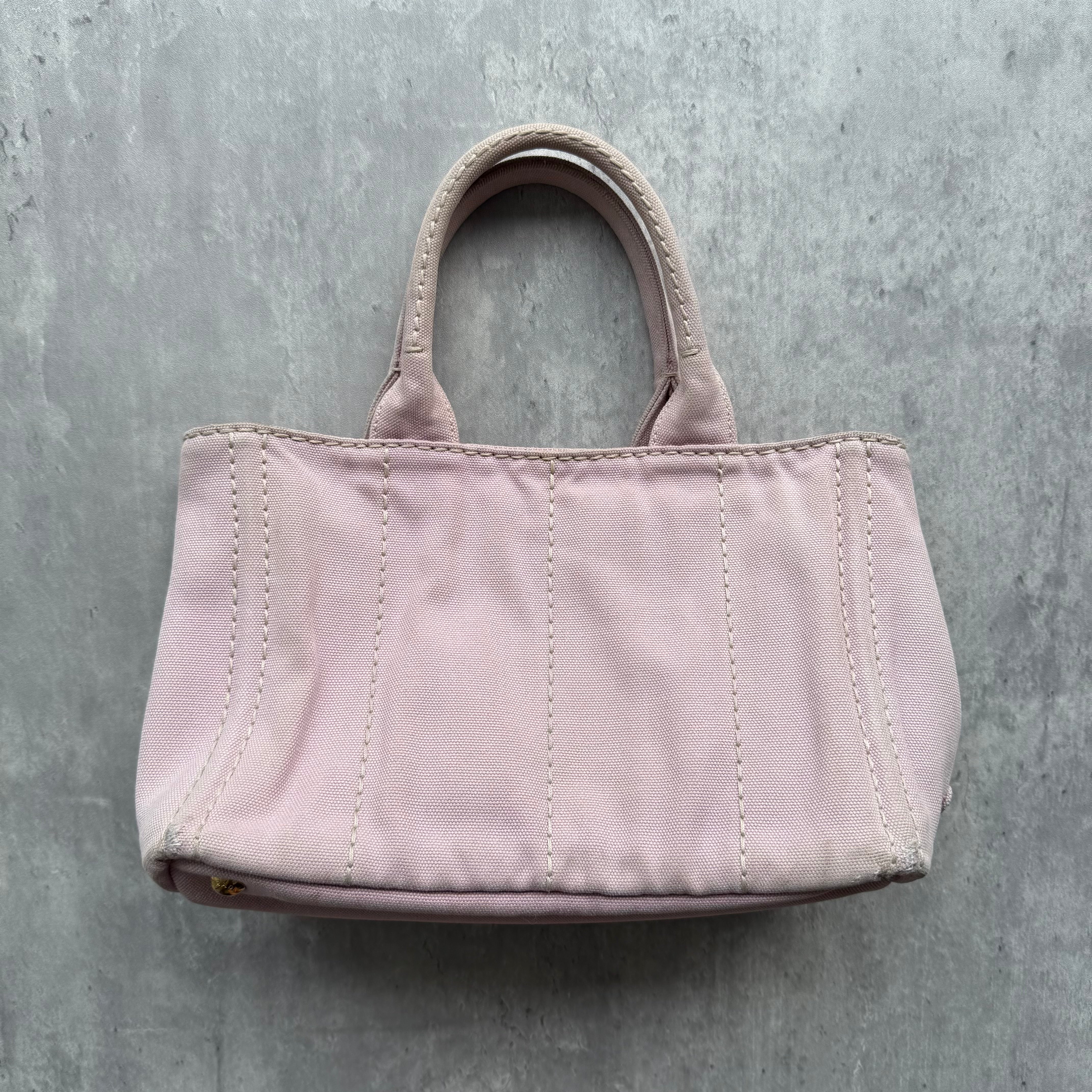 Prada Canapa Tote Bag Light Pink