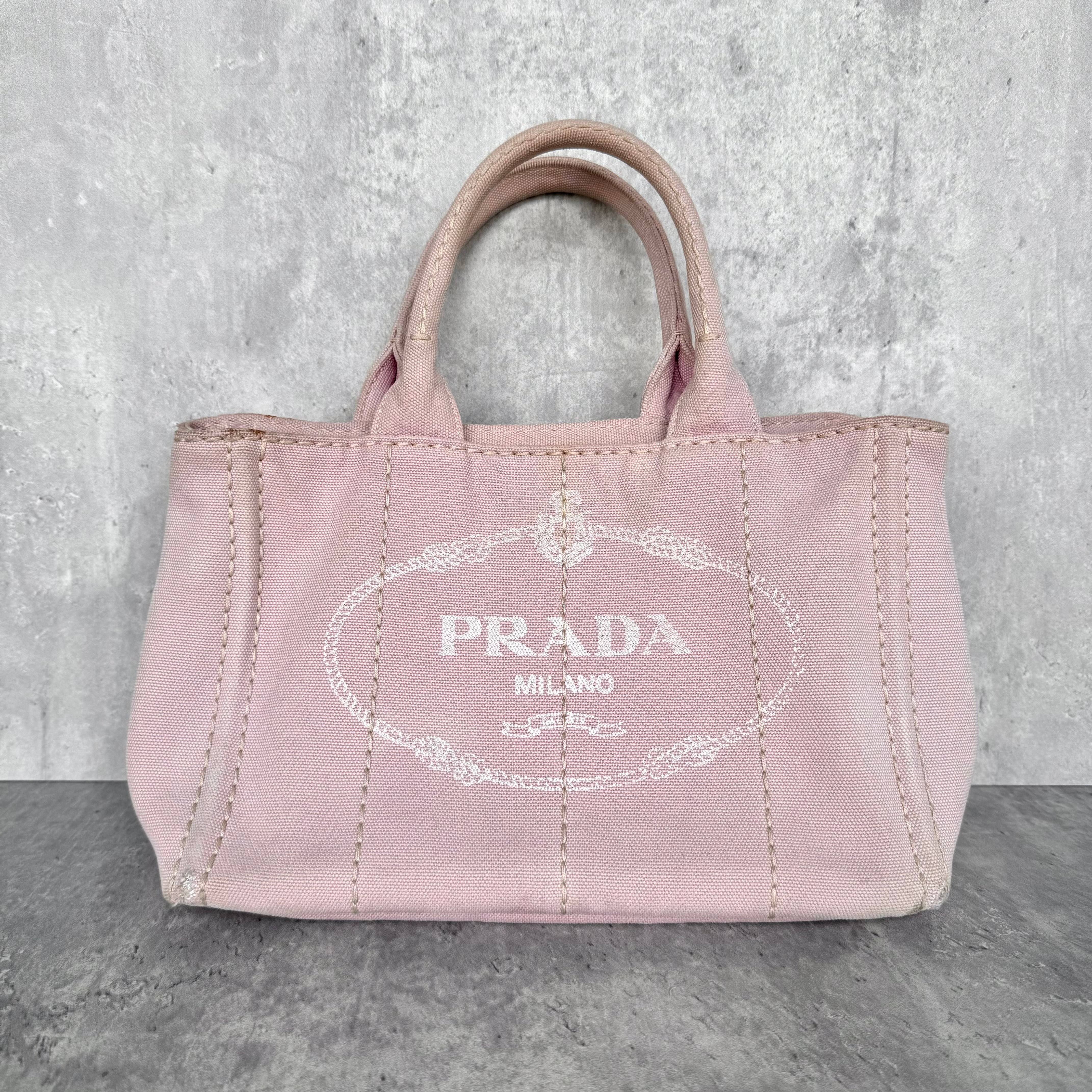 Prada Canapa Tote Bag Light Pink