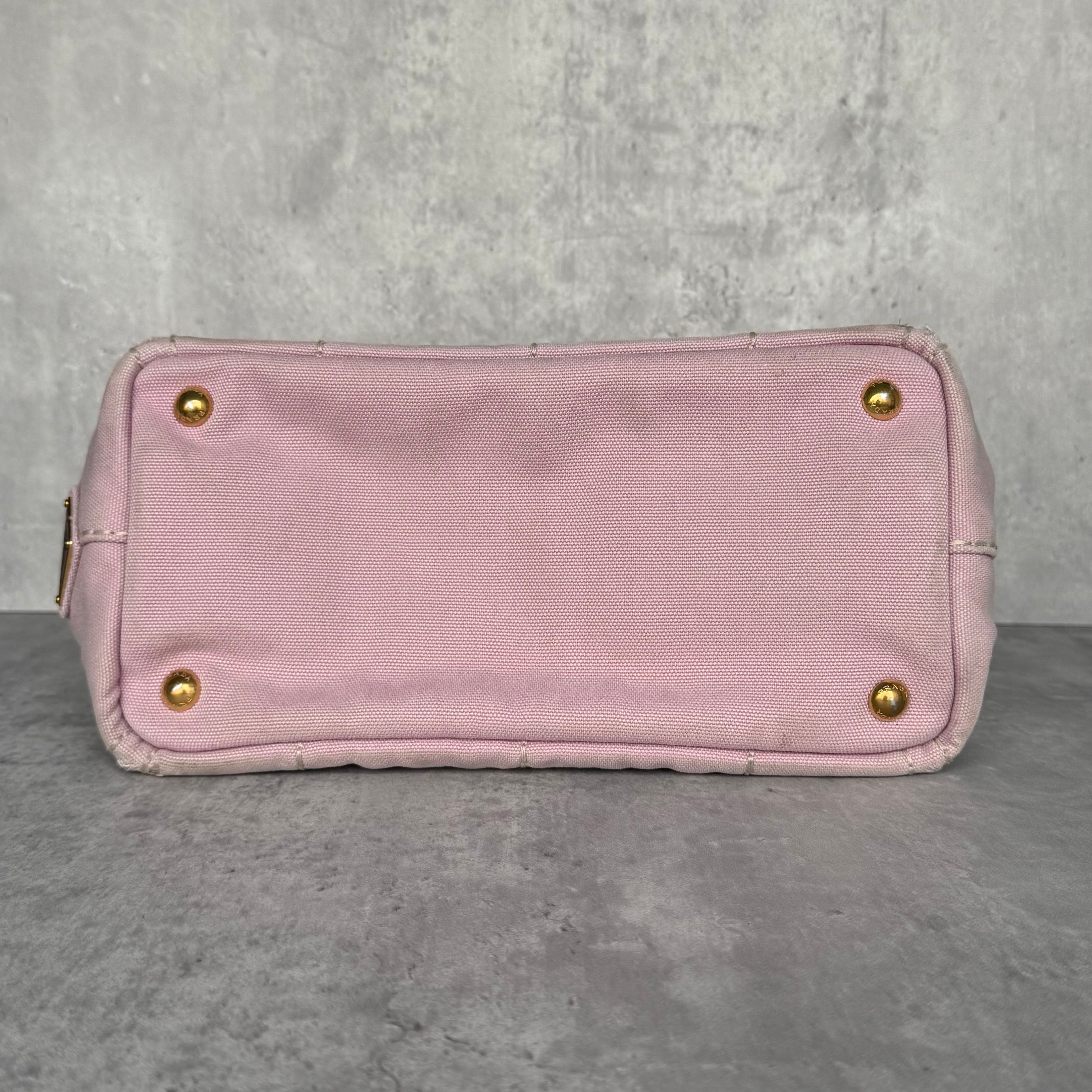 Prada Canapa Tote Bag Light Pink