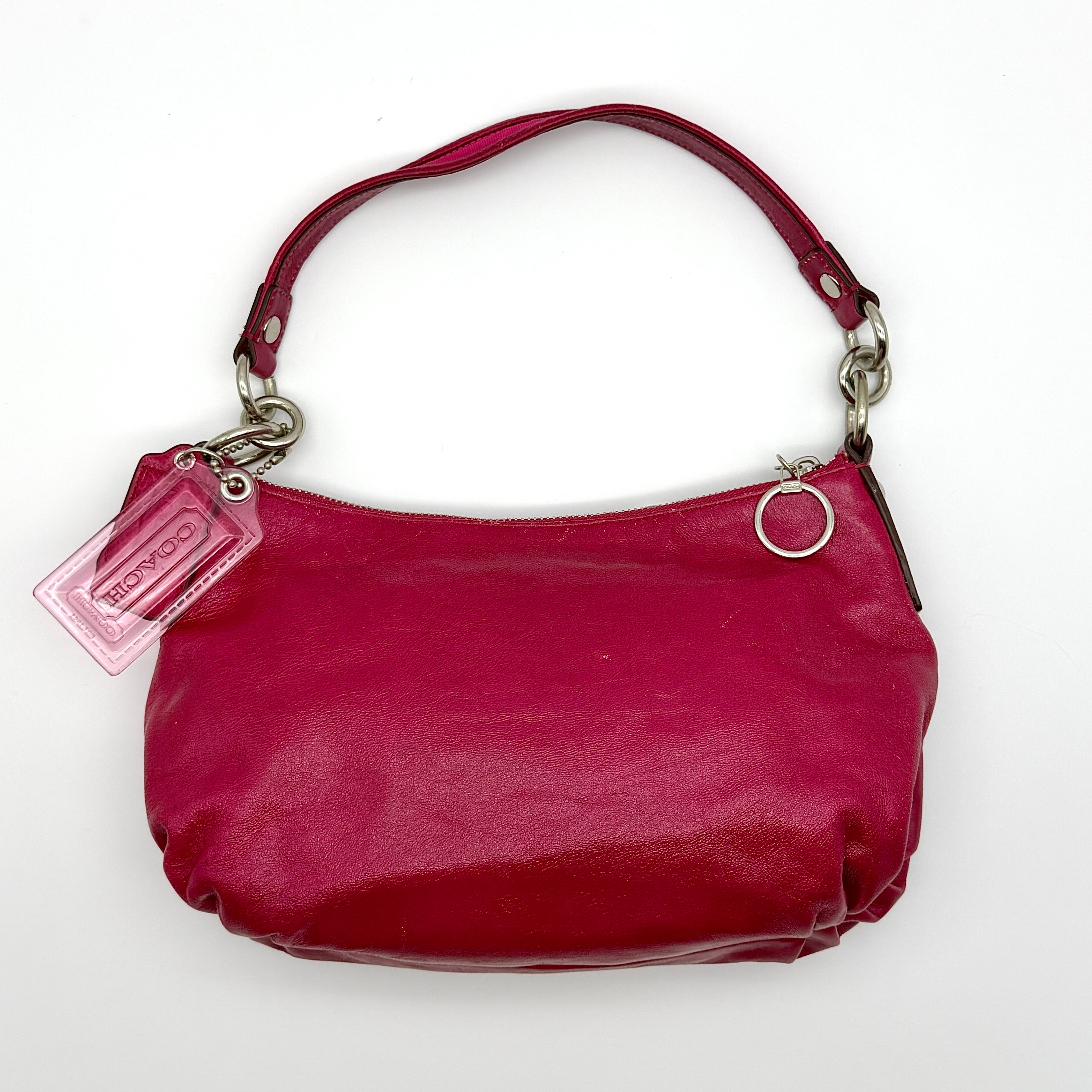 Coach 2Way Signature Poppy Shoulder Bag Pink