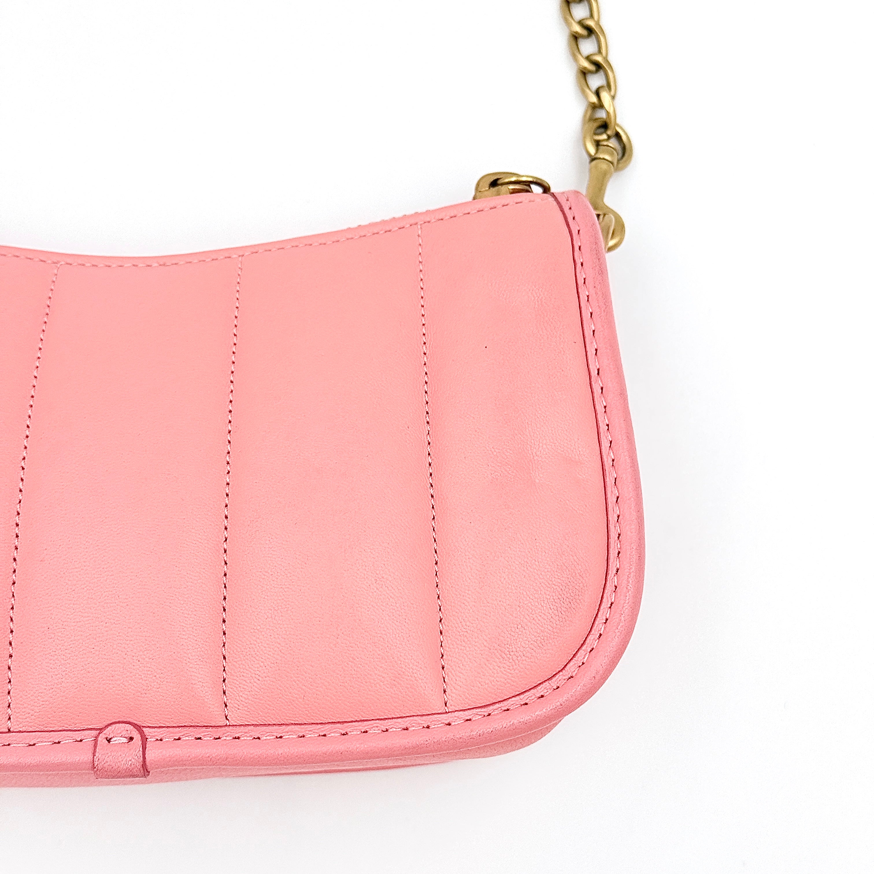 Coach Swinger 20 Quilted Shoulder Bag Pink