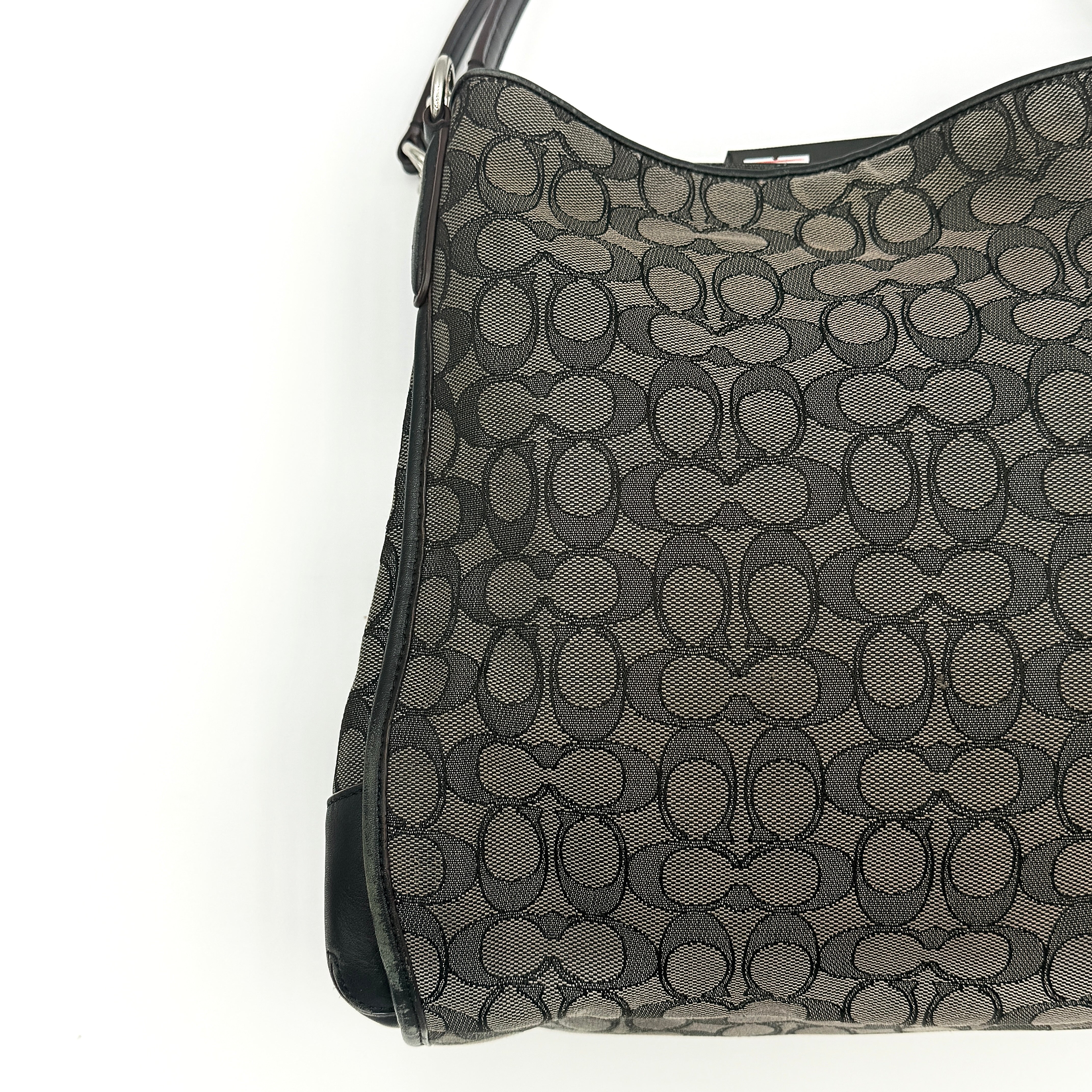 Coach Signature Phoebe Shoulder Bag Grey/Black