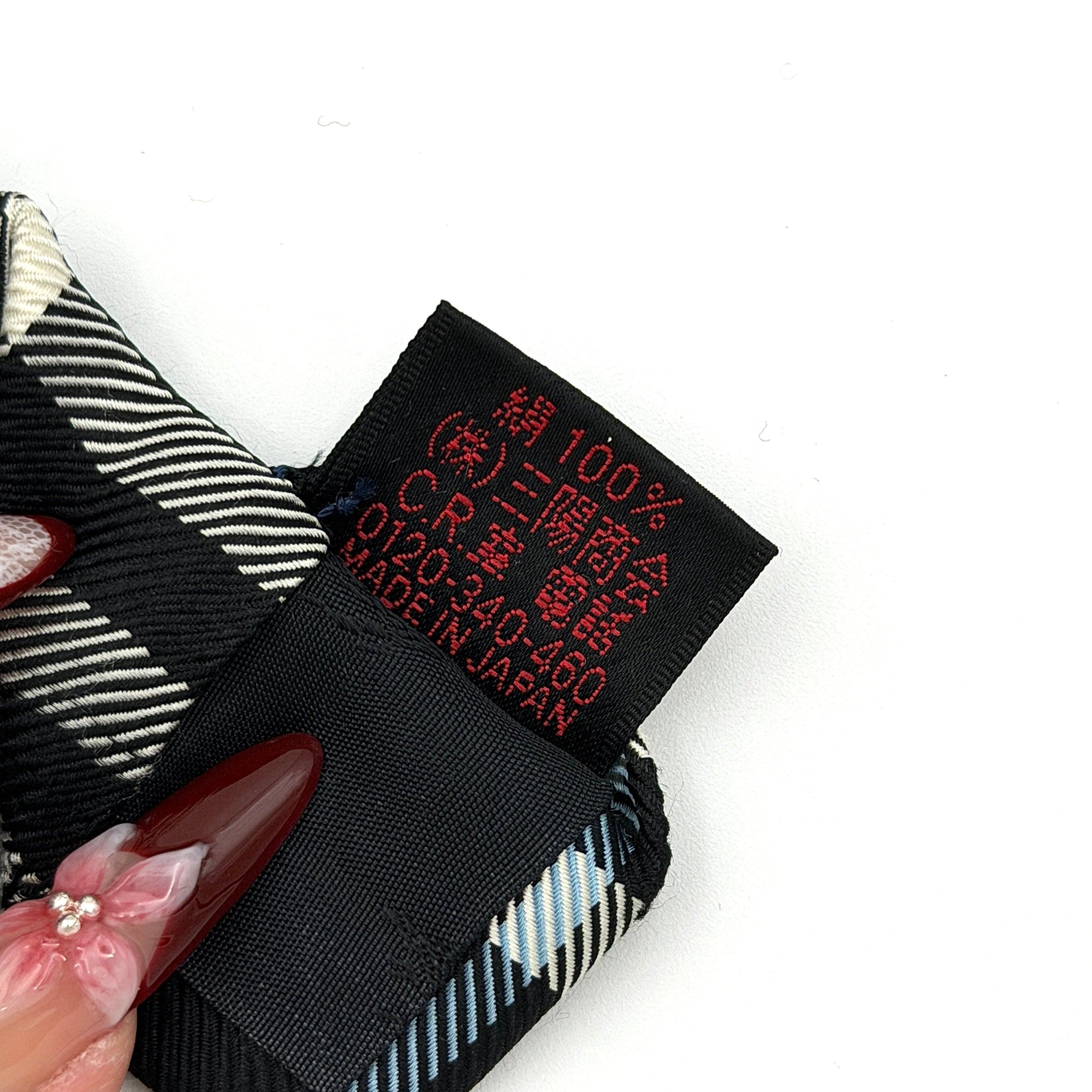 Burberry Nova Check Silk Tie Black