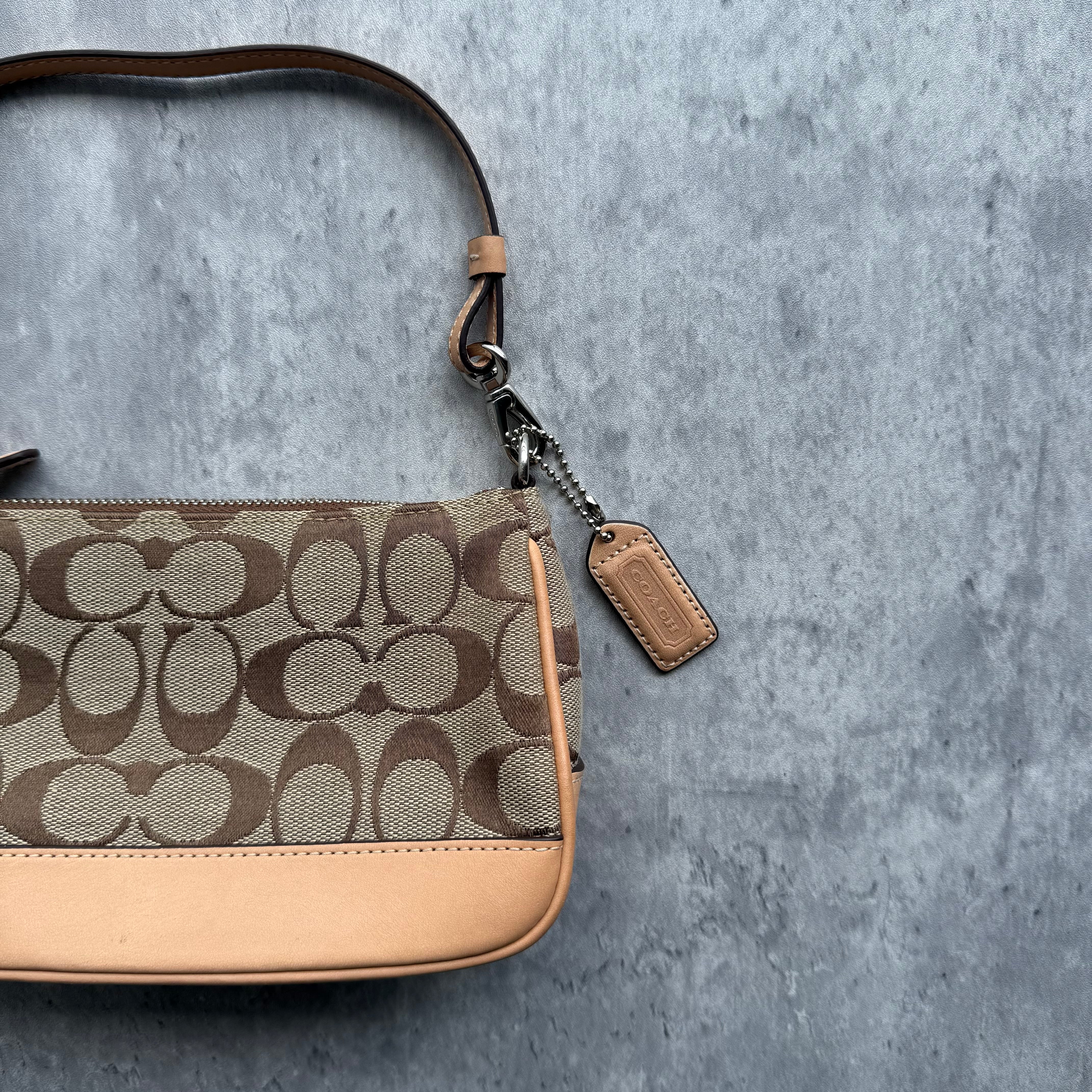 Coach Y2K Demi Shoulder Bag Tan