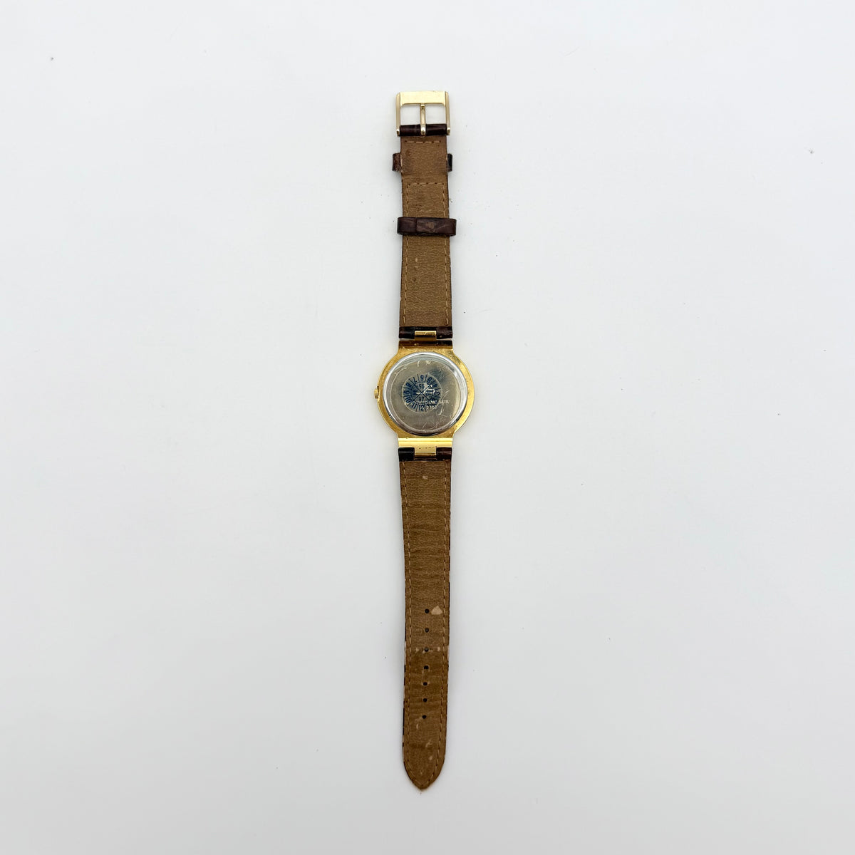 Jean Louis Scherrer Quartz Wristwatch Gold/Brown