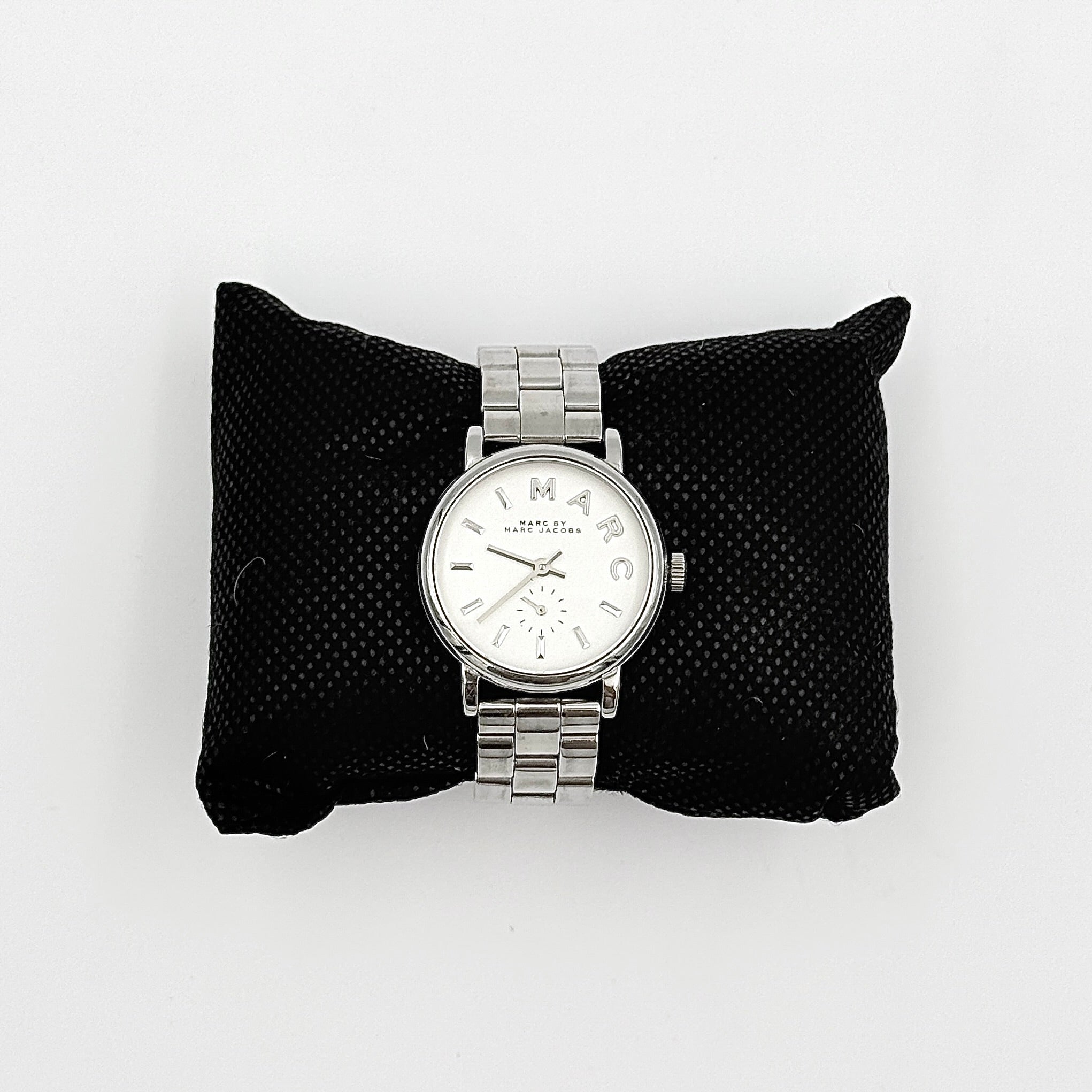Marc by Marc Jacobs Baker White Dial Stainless Steel Watch