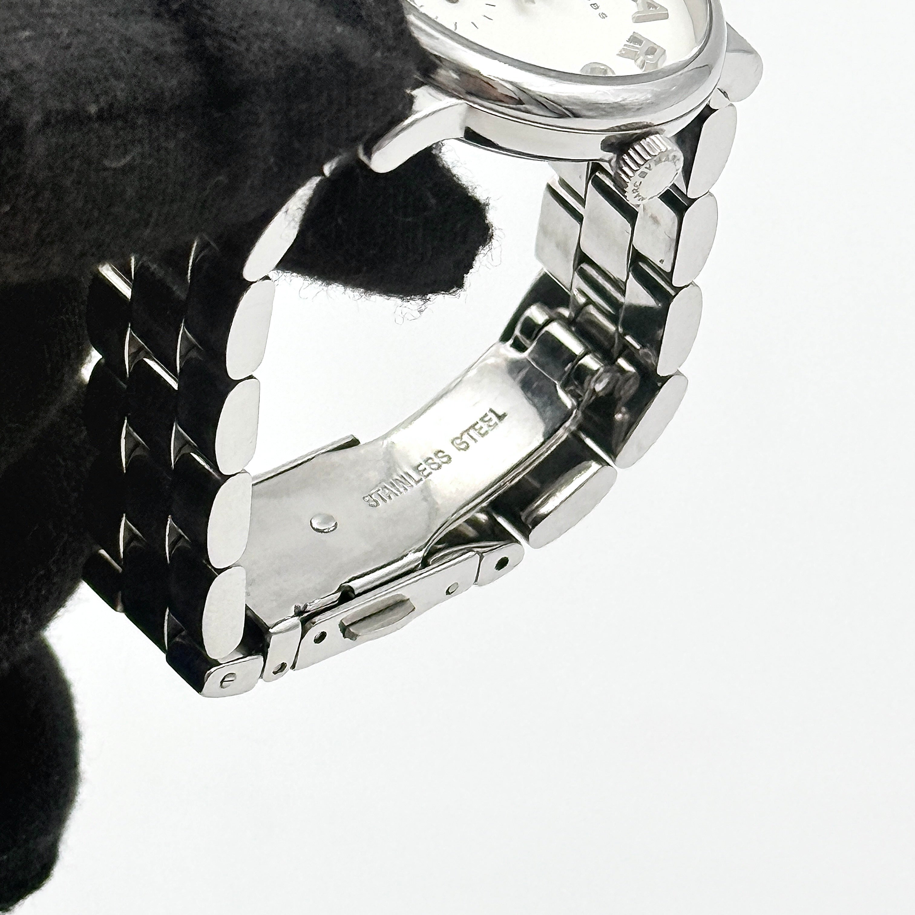 Marc by Marc Jacobs Baker White Dial Stainless Steel Watch