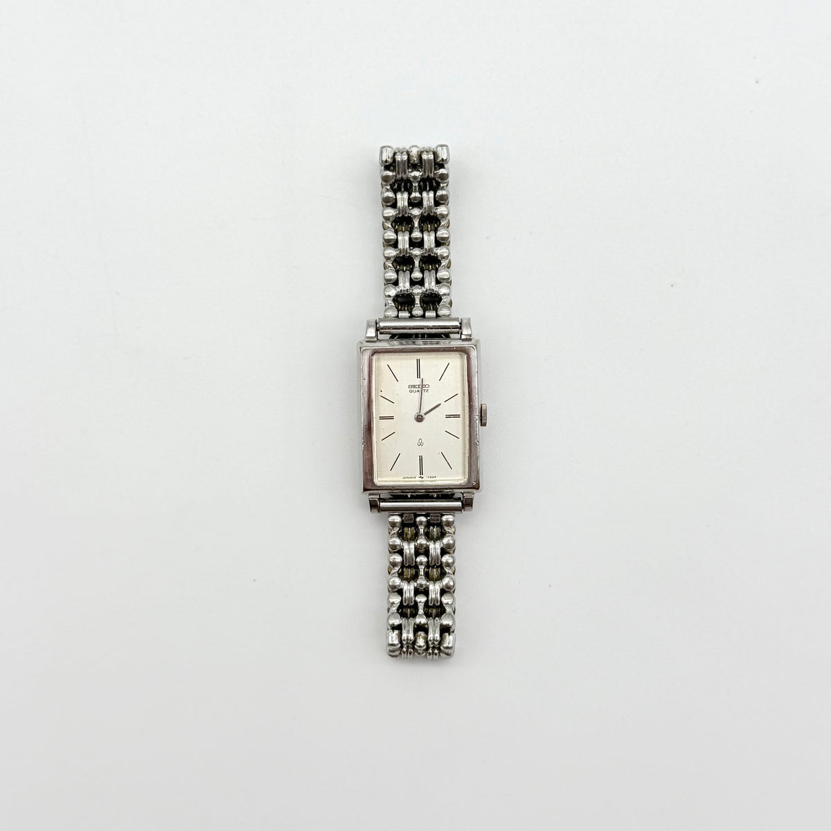 Seiko Quartz Rectangular 16-5920 Watch Silver