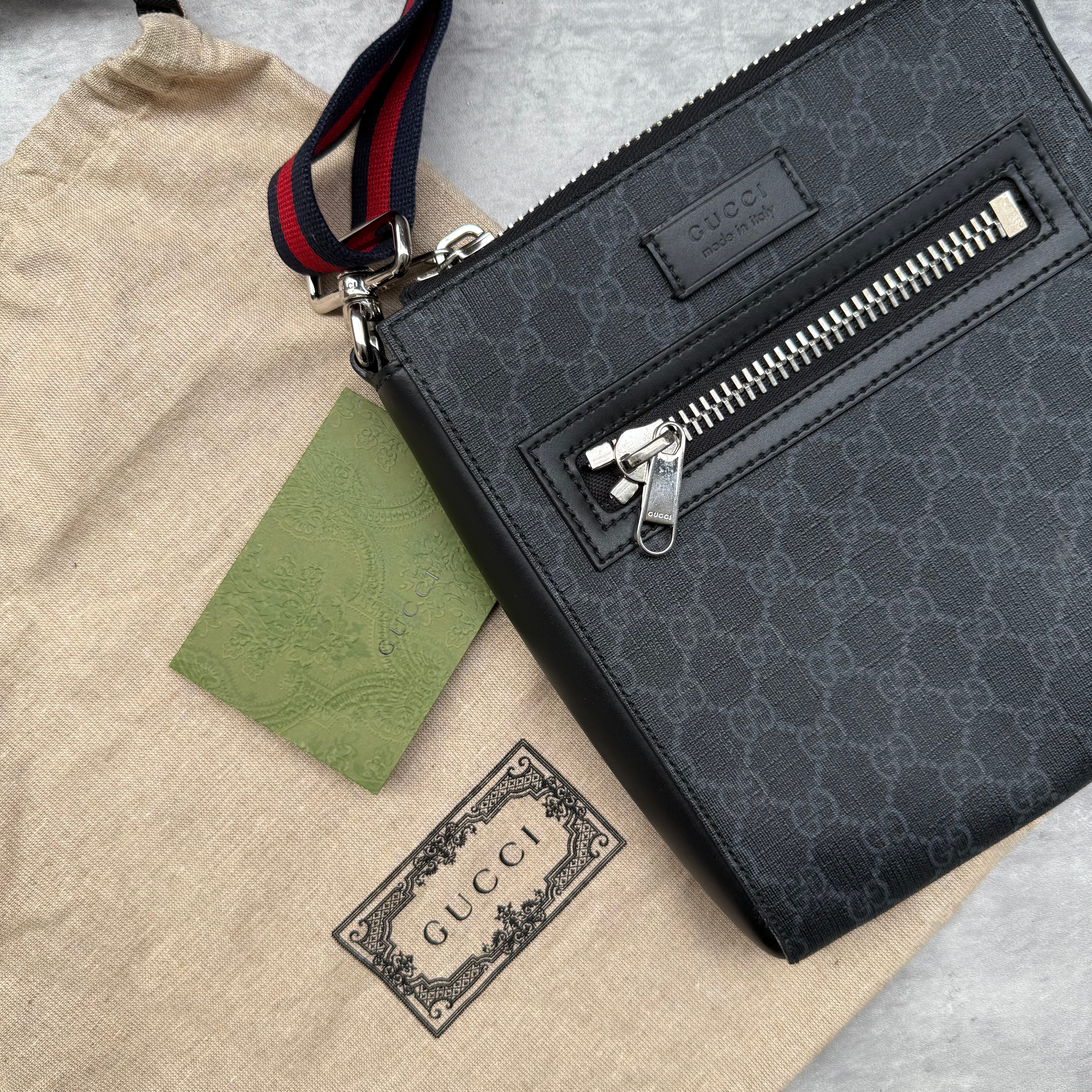 Gucci GG Messenger Bag Black