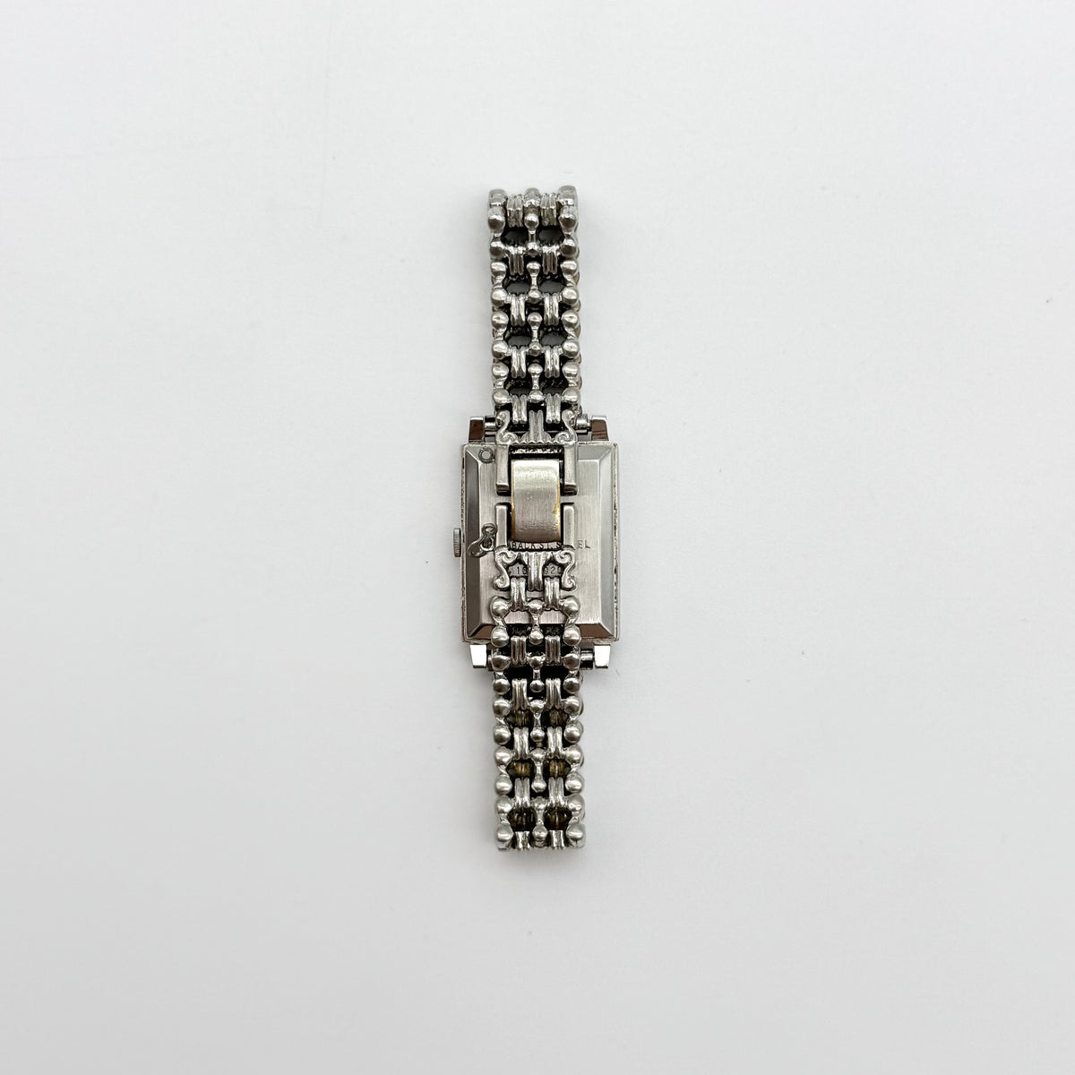 Seiko Quartz Rectangular 16-5920 Watch Silver