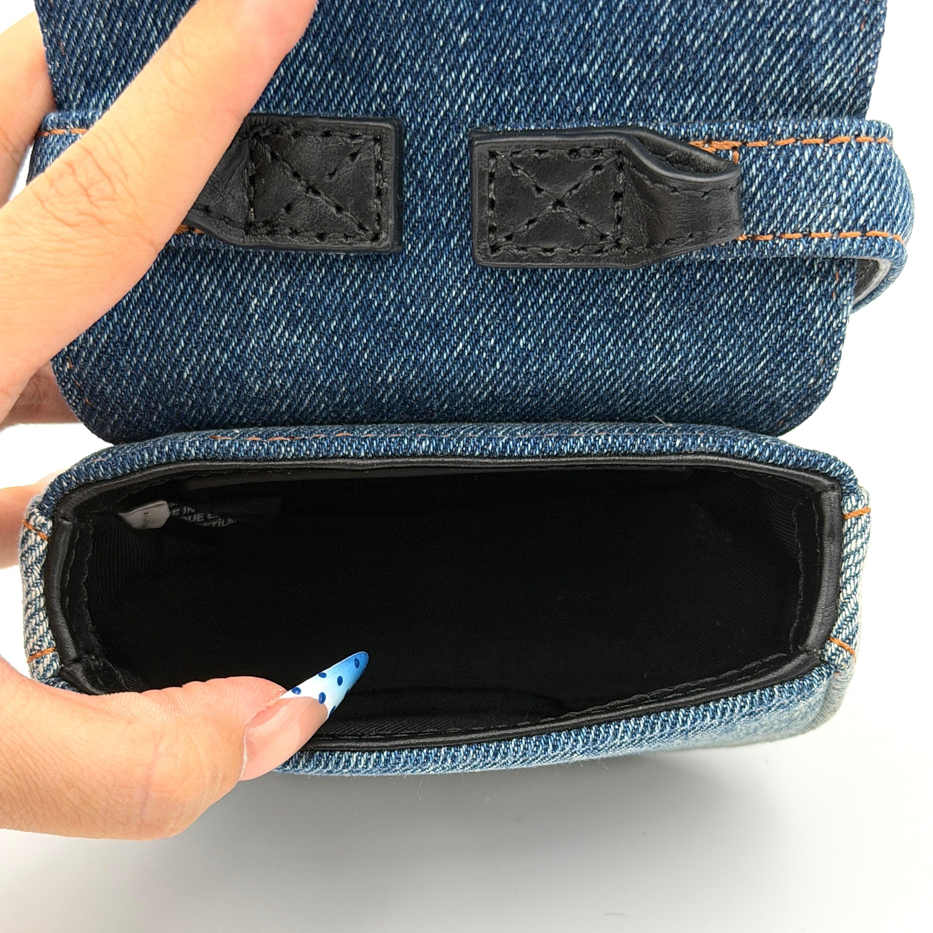 Diesel 2Way 1DR-XS Mini Bag Washed Denim