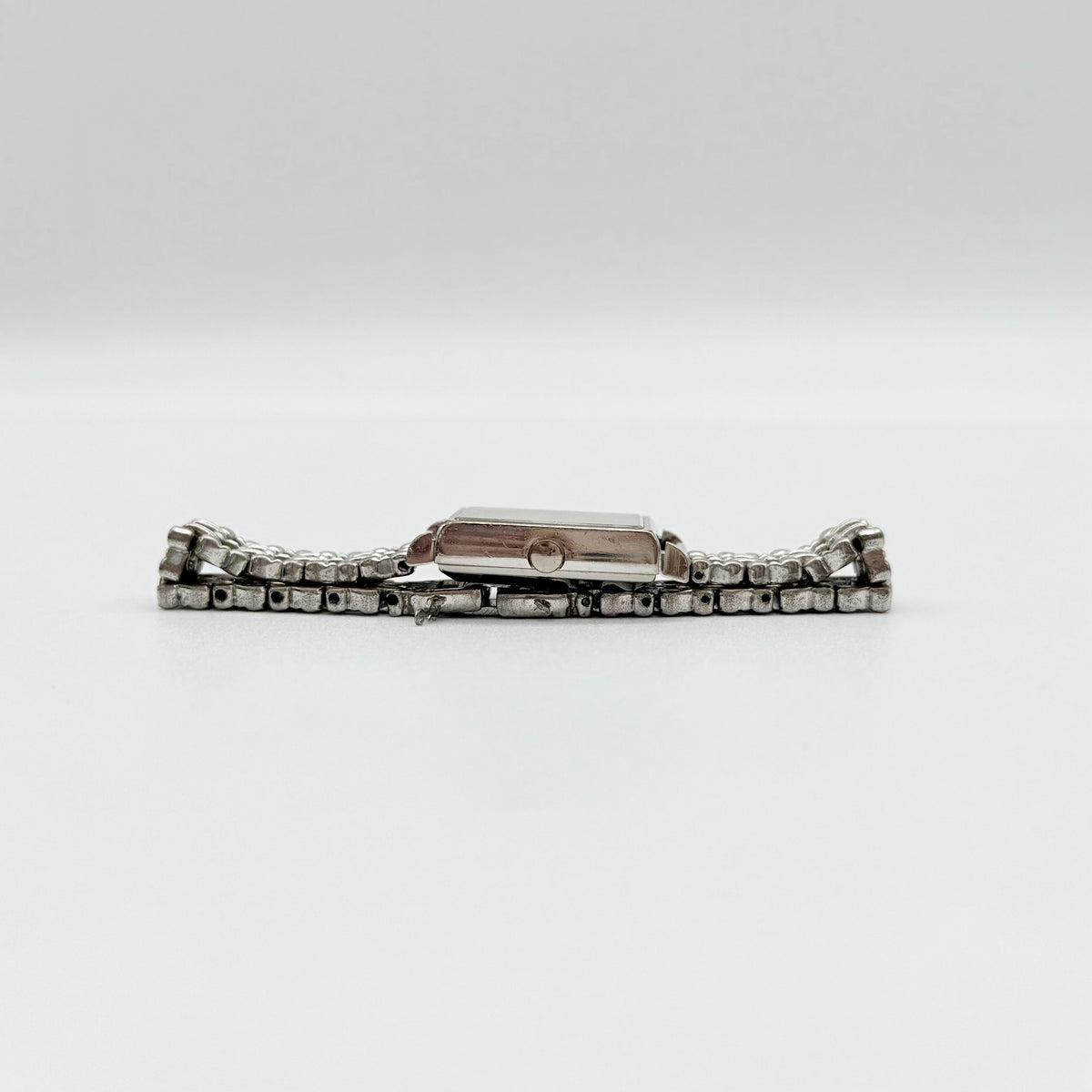 Seiko Quartz Rectangular 16-5920 Watch Silver