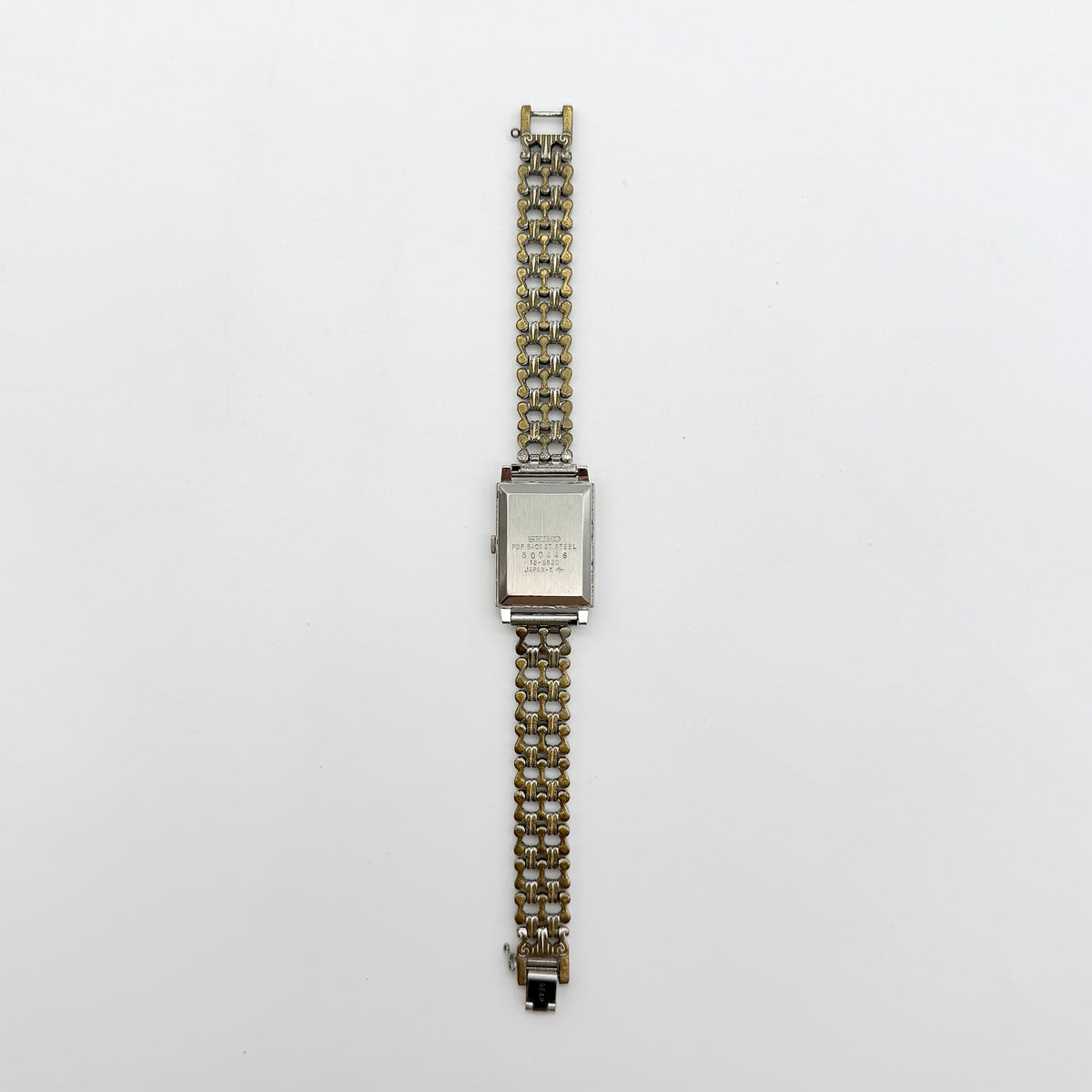 Seiko Quartz Rectangular 16-5920 Watch Silver