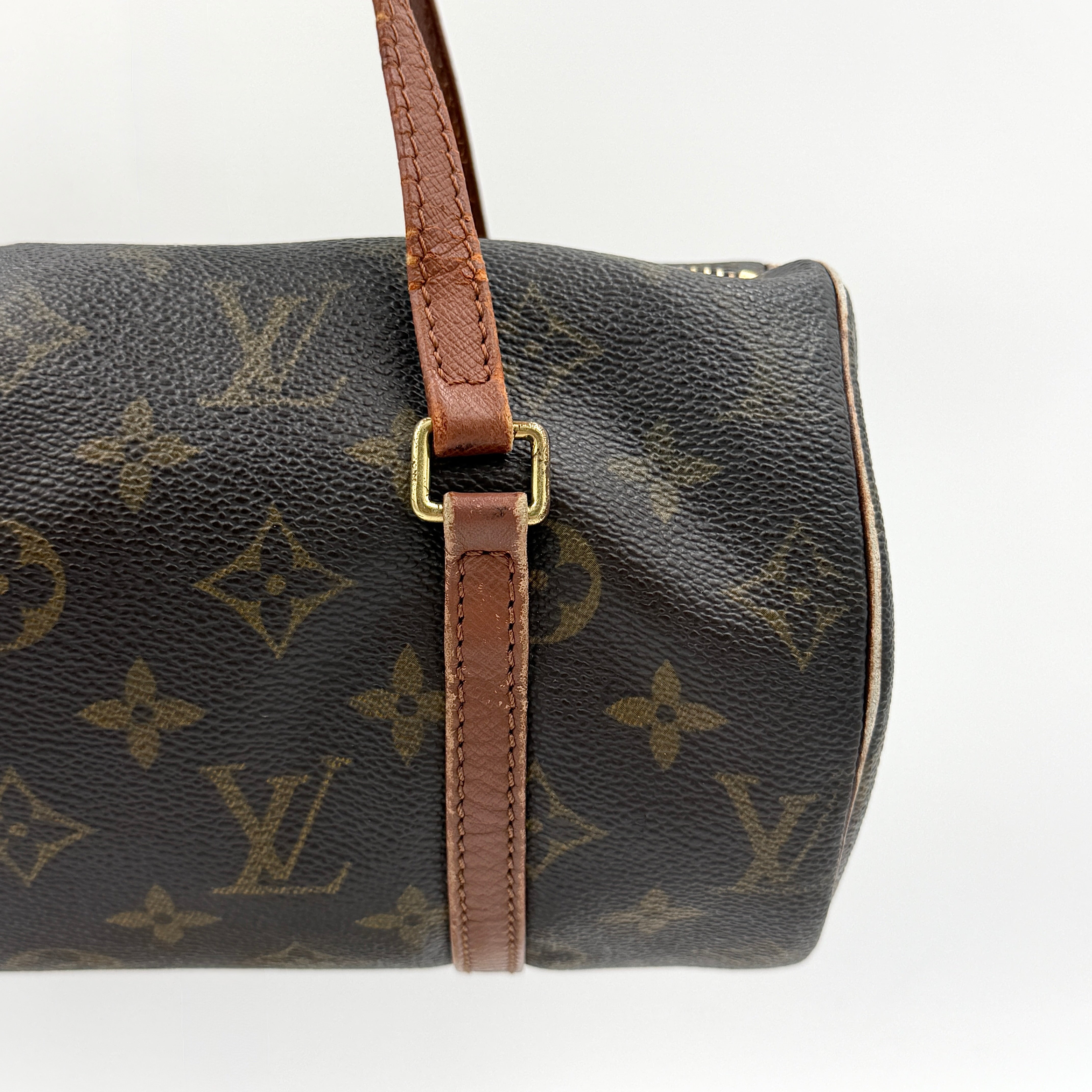 Louis Vuitton Monogram Papillon Handbag Brown