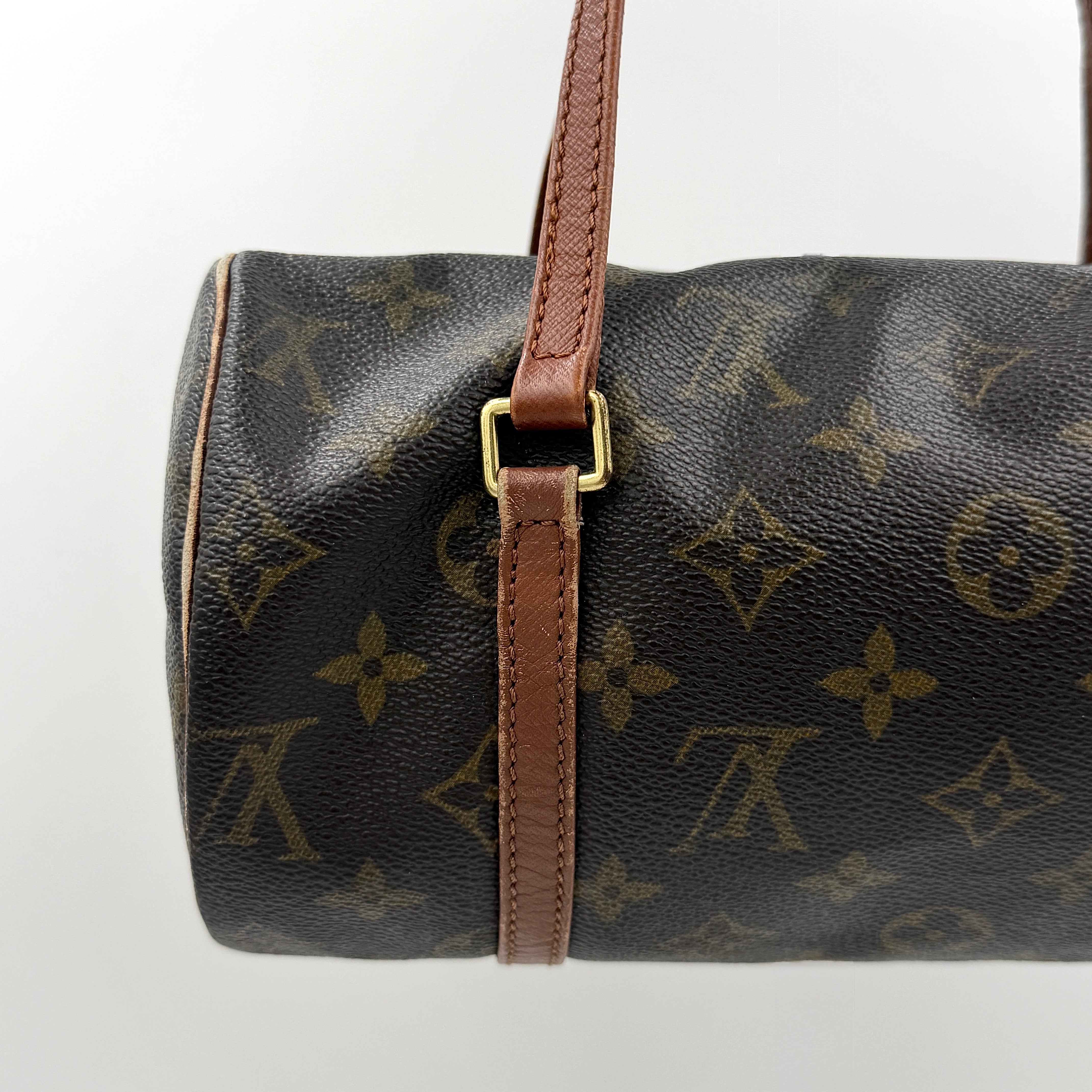 Louis Vuitton Monogram Papillon 26 Handbag Brown