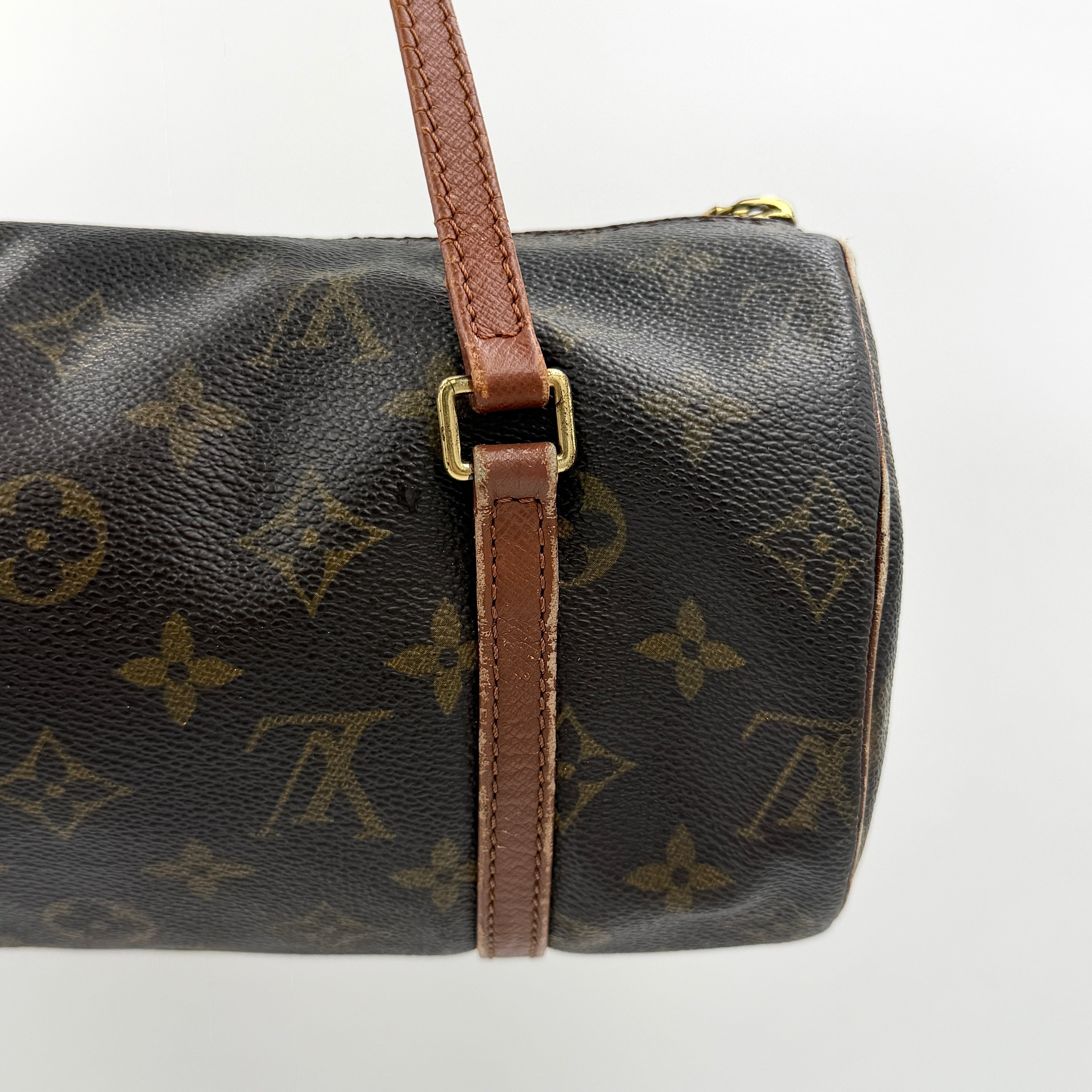 Louis Vuitton Monogram Papillon 26 Handbag Brown