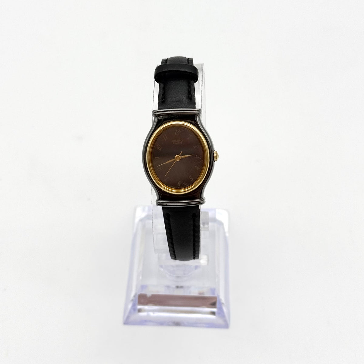 Seiko 2C21-5390 Quartz Wristwatch Black/Gold