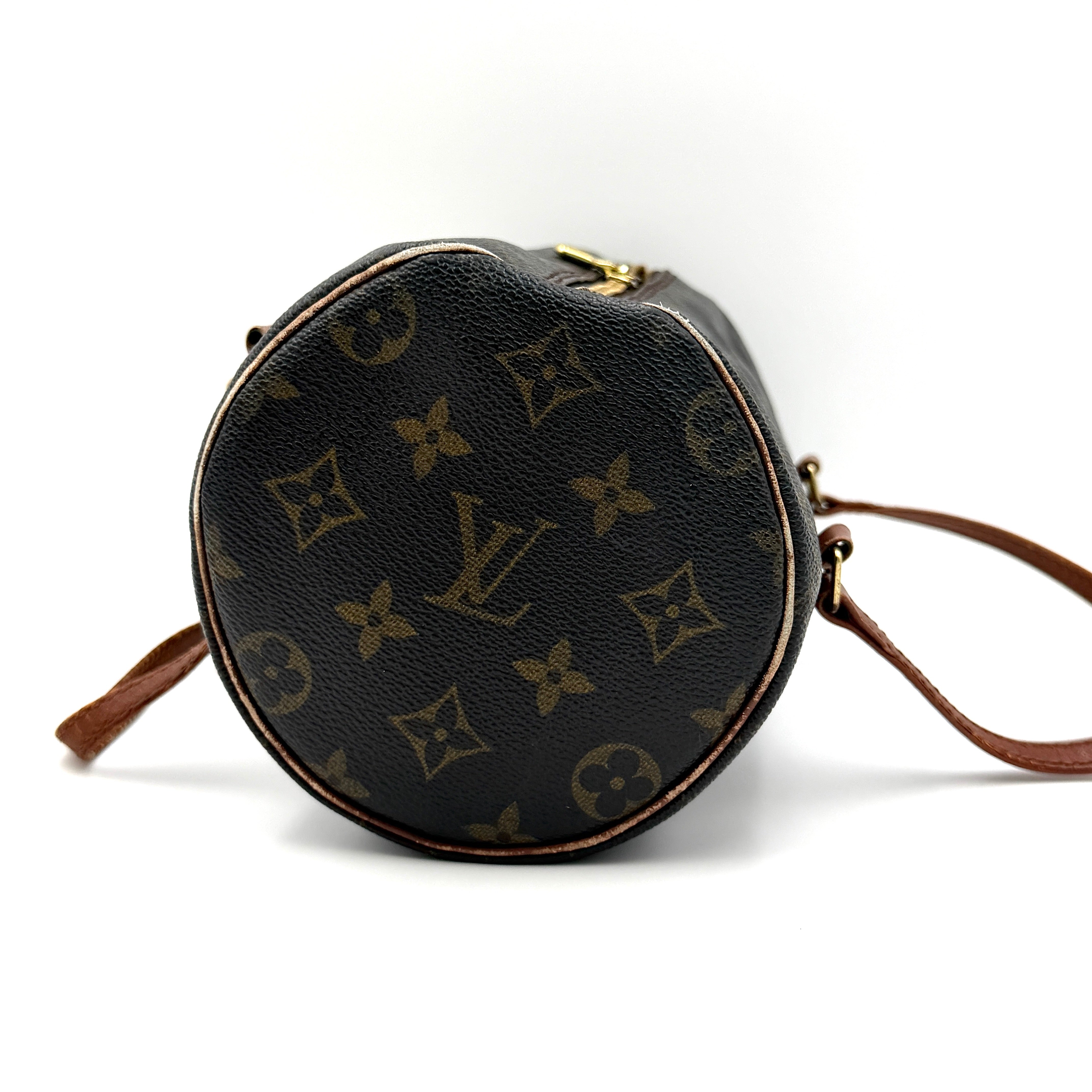 Louis Vuitton Monogram Papillon Handbag Brown