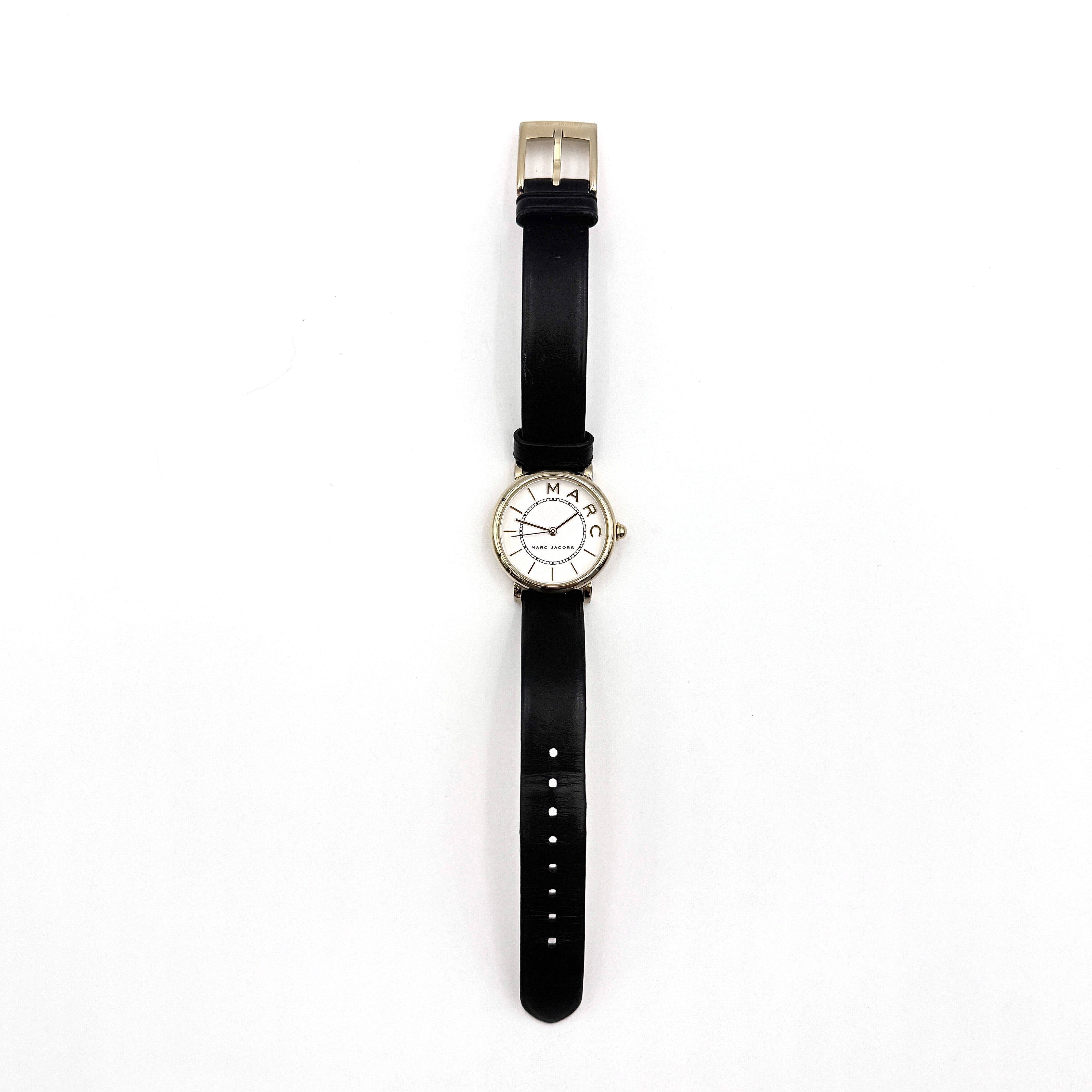Marc Jacobs Roxy MJ1532 Gold Tone Watch Black