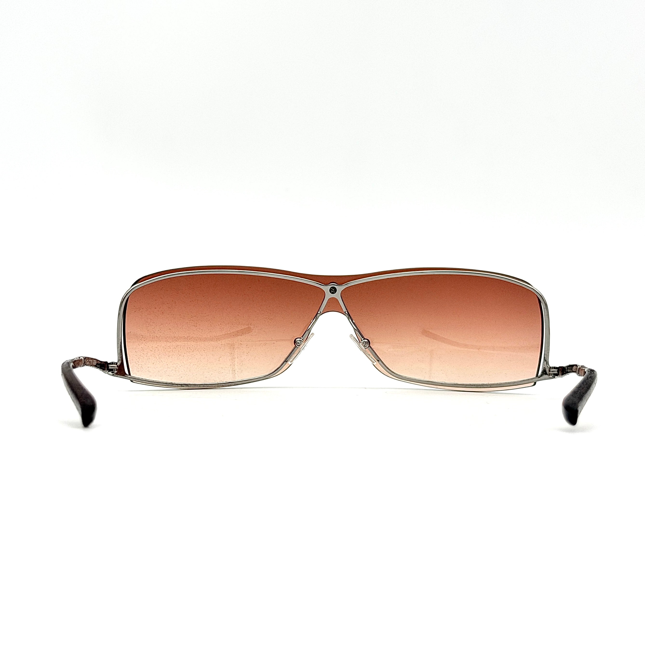 Gucci GG 1709/S Brown Gradient Sunglasses Silver