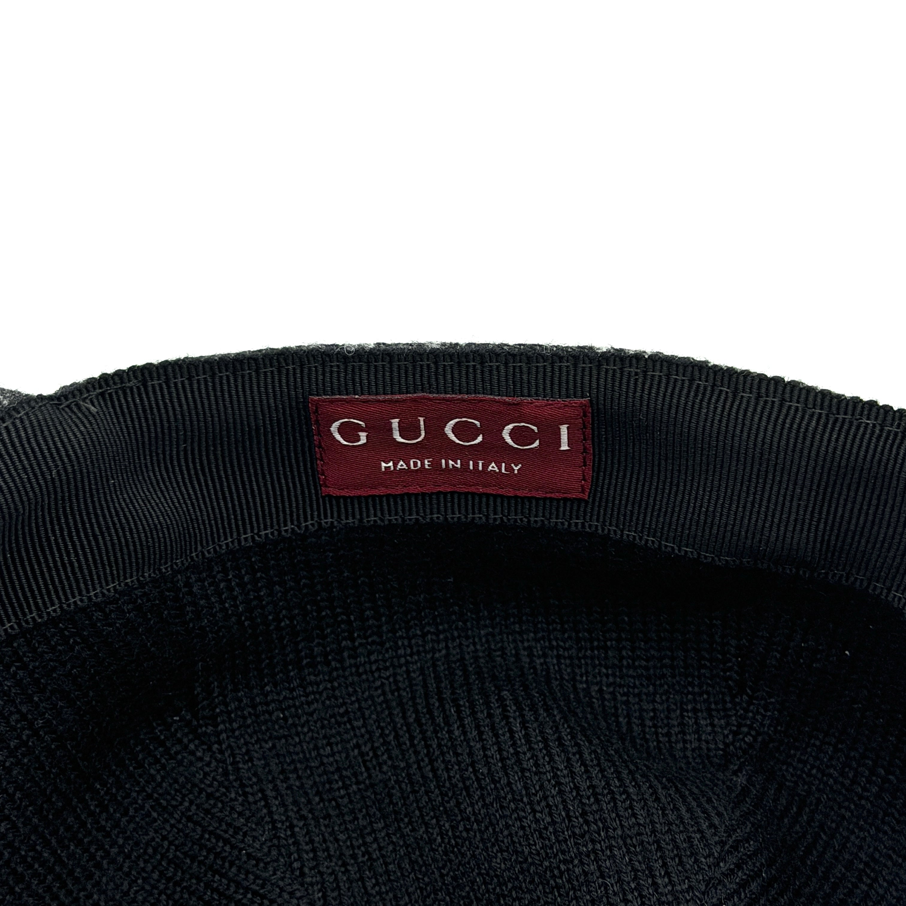 Gucci GG Wool Flannel Baseball Cap