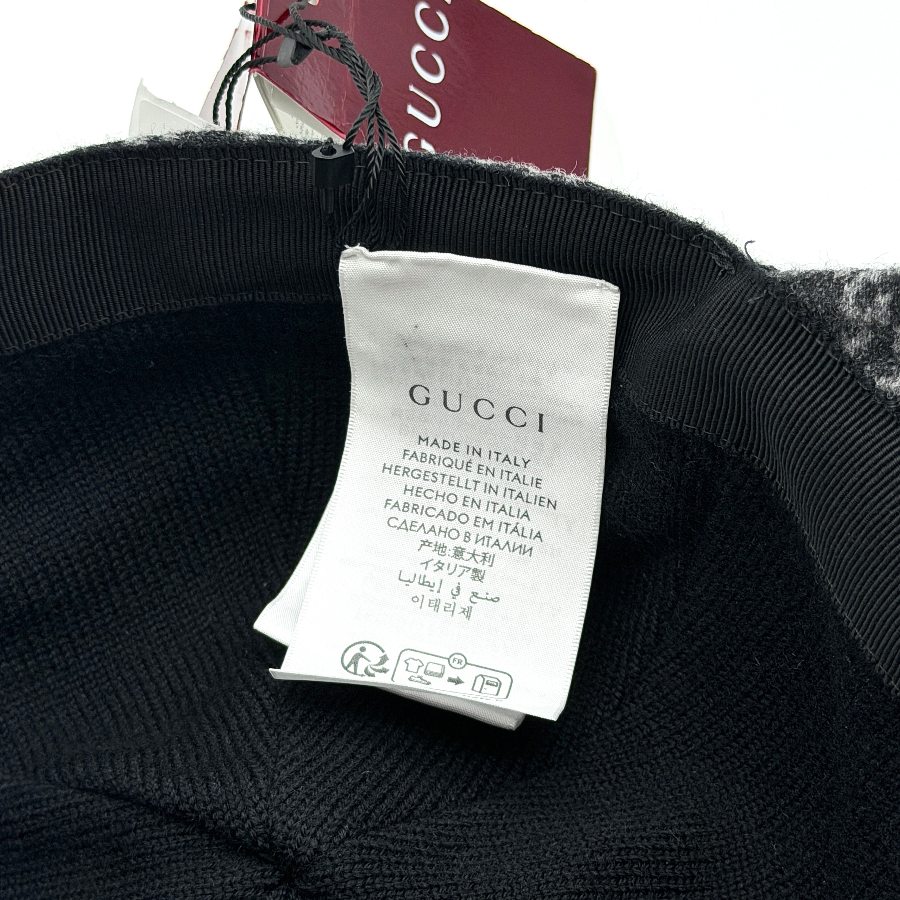 Gucci GG Wool Flannel Baseball Cap