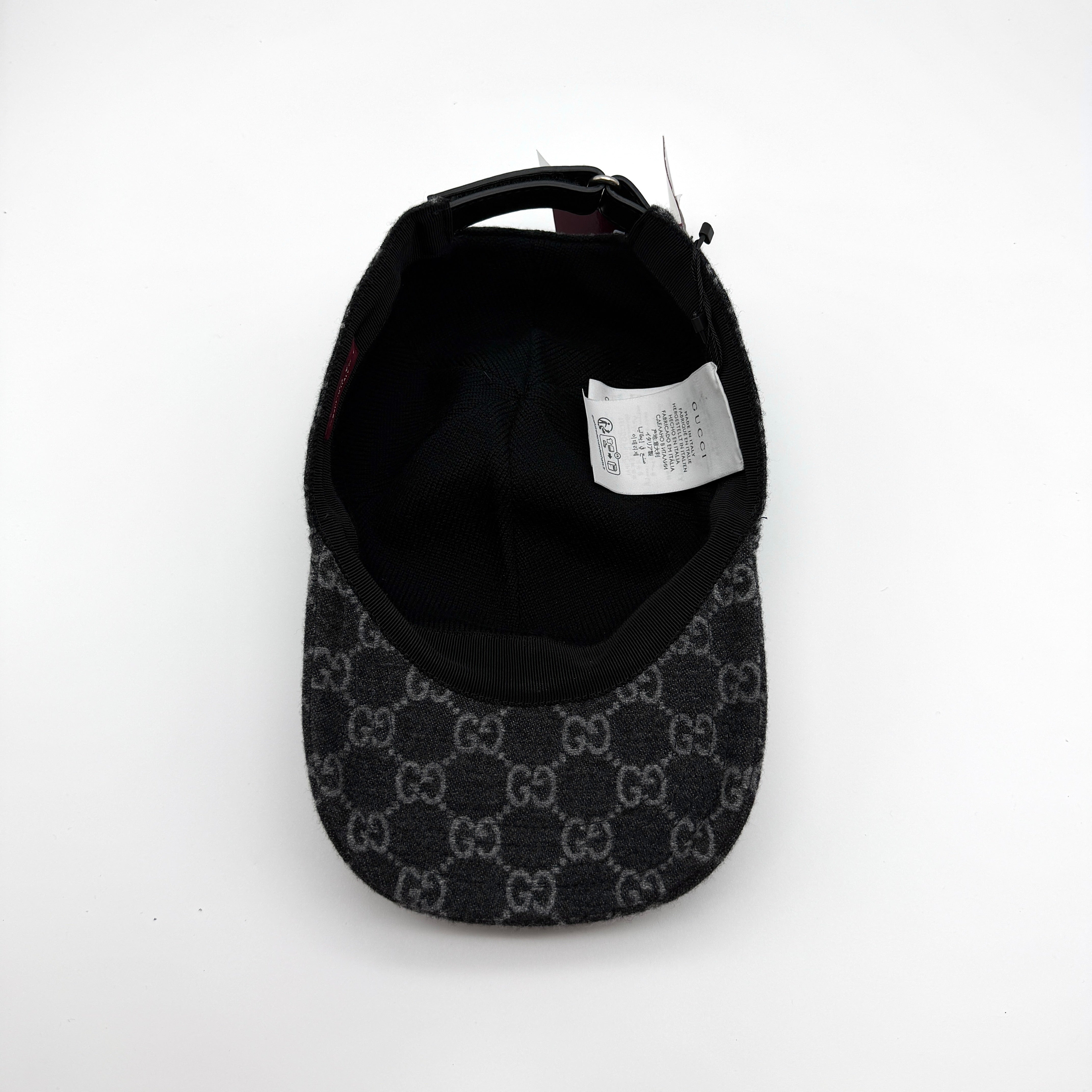 Gucci GG Wool Flannel Baseball Cap