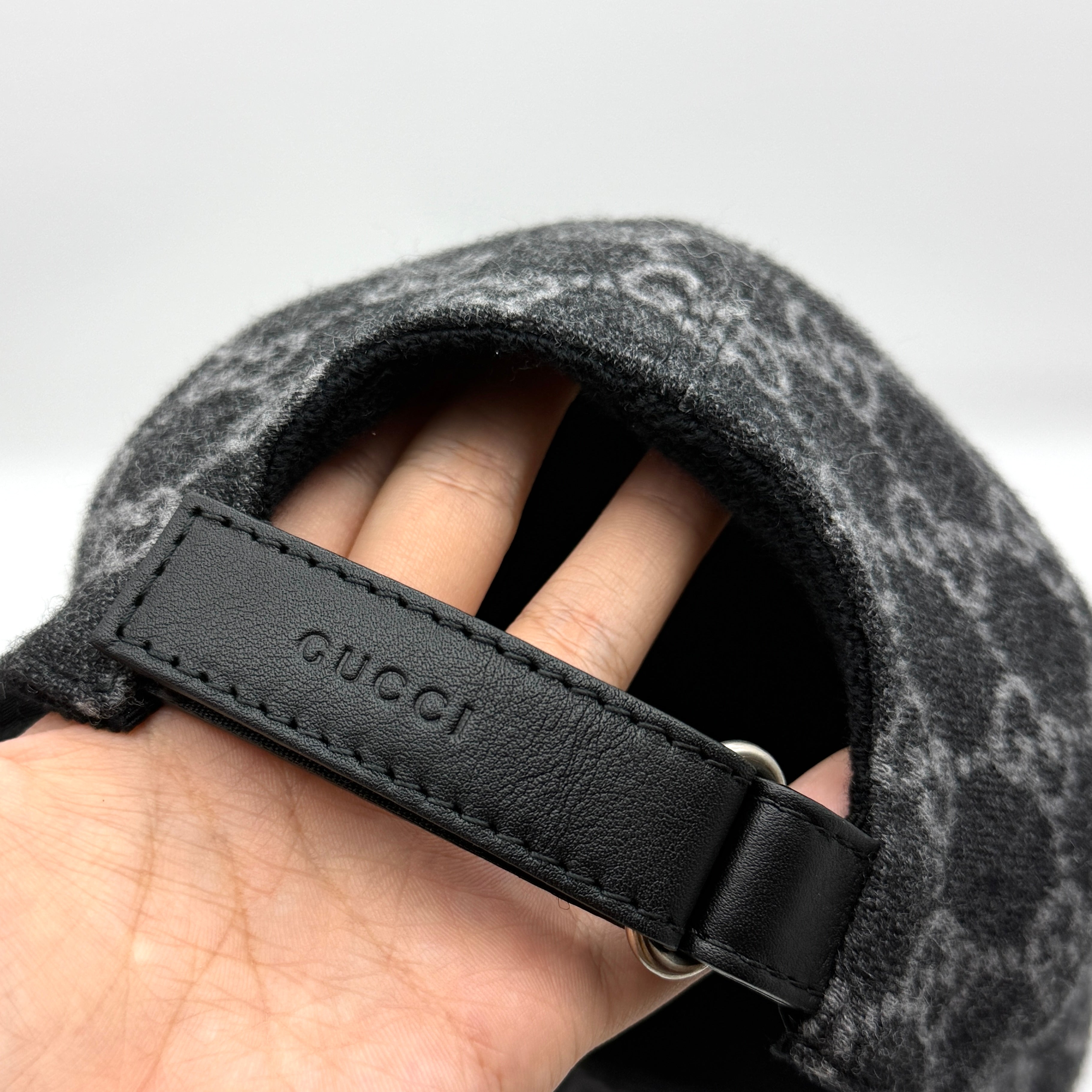 Gucci GG Wool Flannel Baseball Cap