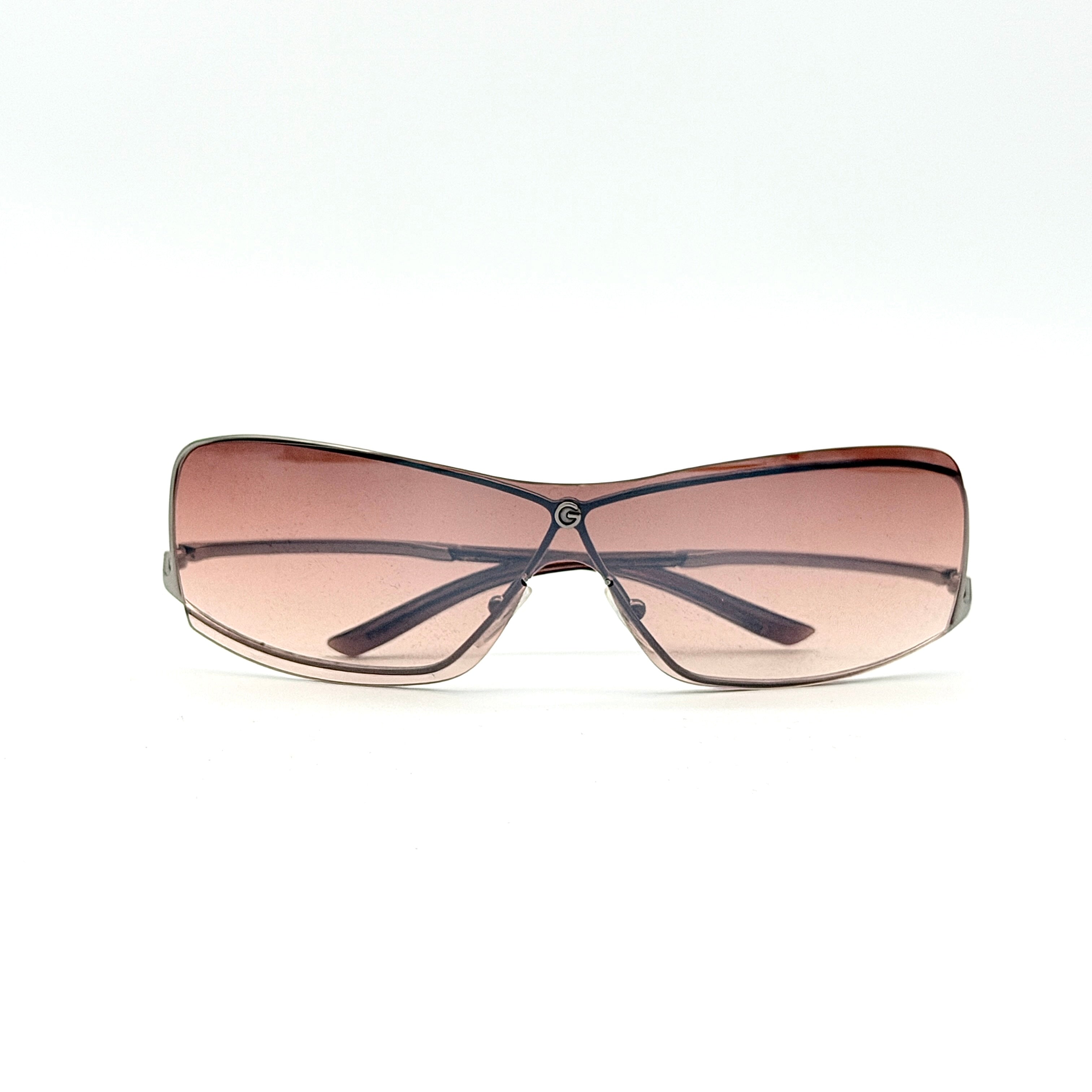 Gucci GG 1709/S Brown Gradient Sunglasses Silver