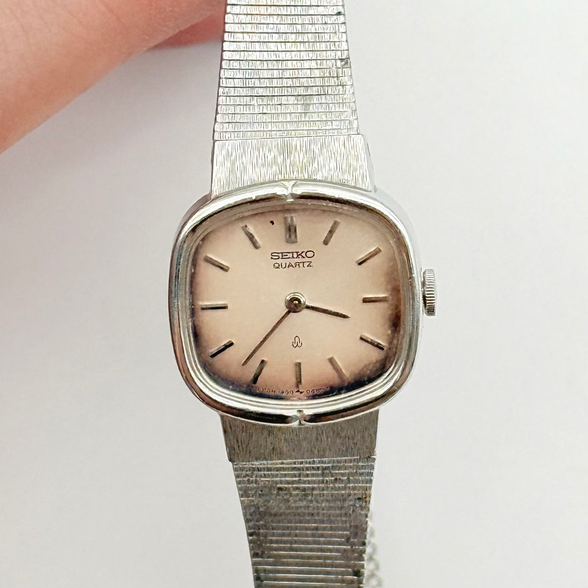 Seiko Quartz 931743 Stainless Steel Watch Silver