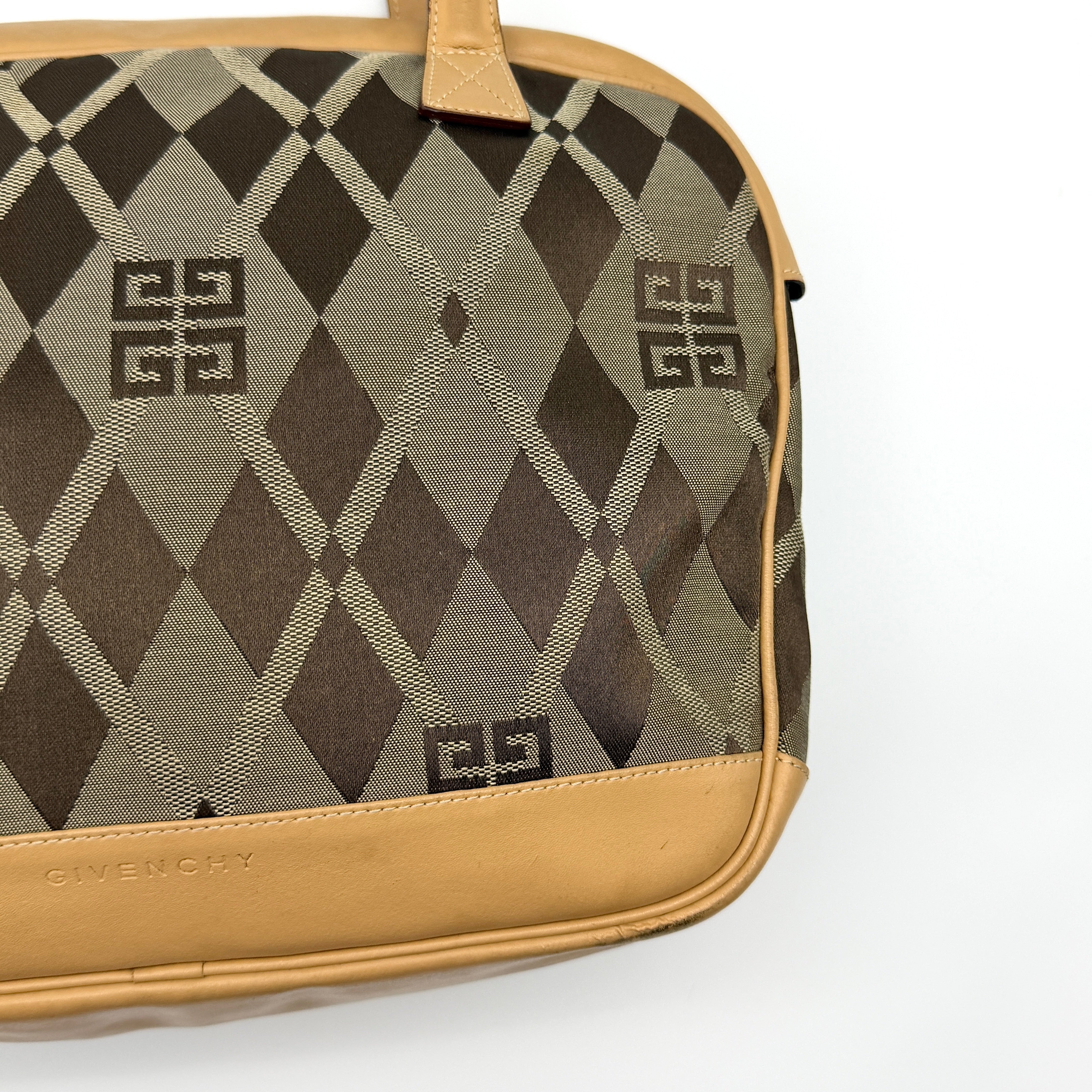 Givenchy Argyle Monogram Handbag Beige/Brown