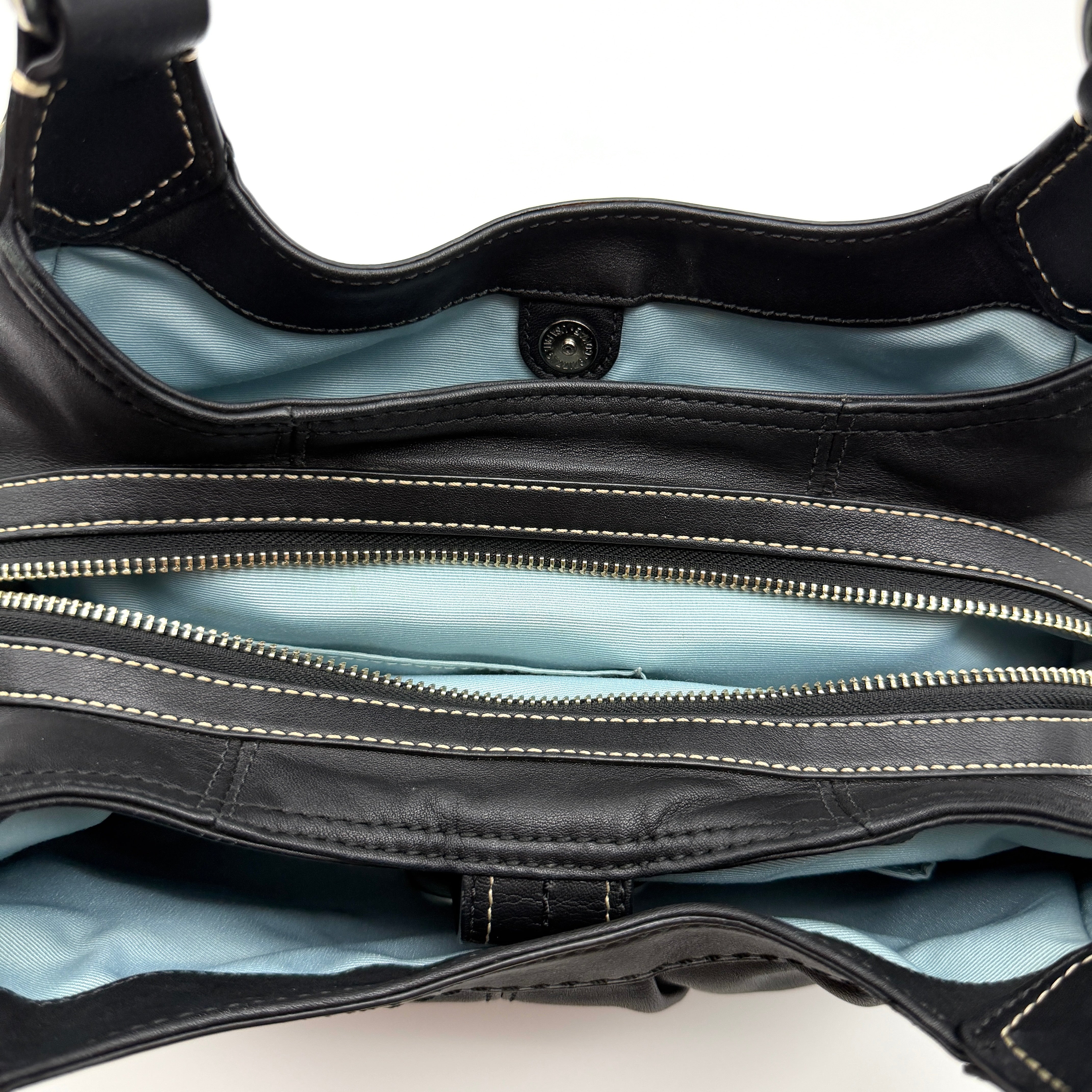 Coach Y2K Soho Lynn Hobo Shoulder Bag Black