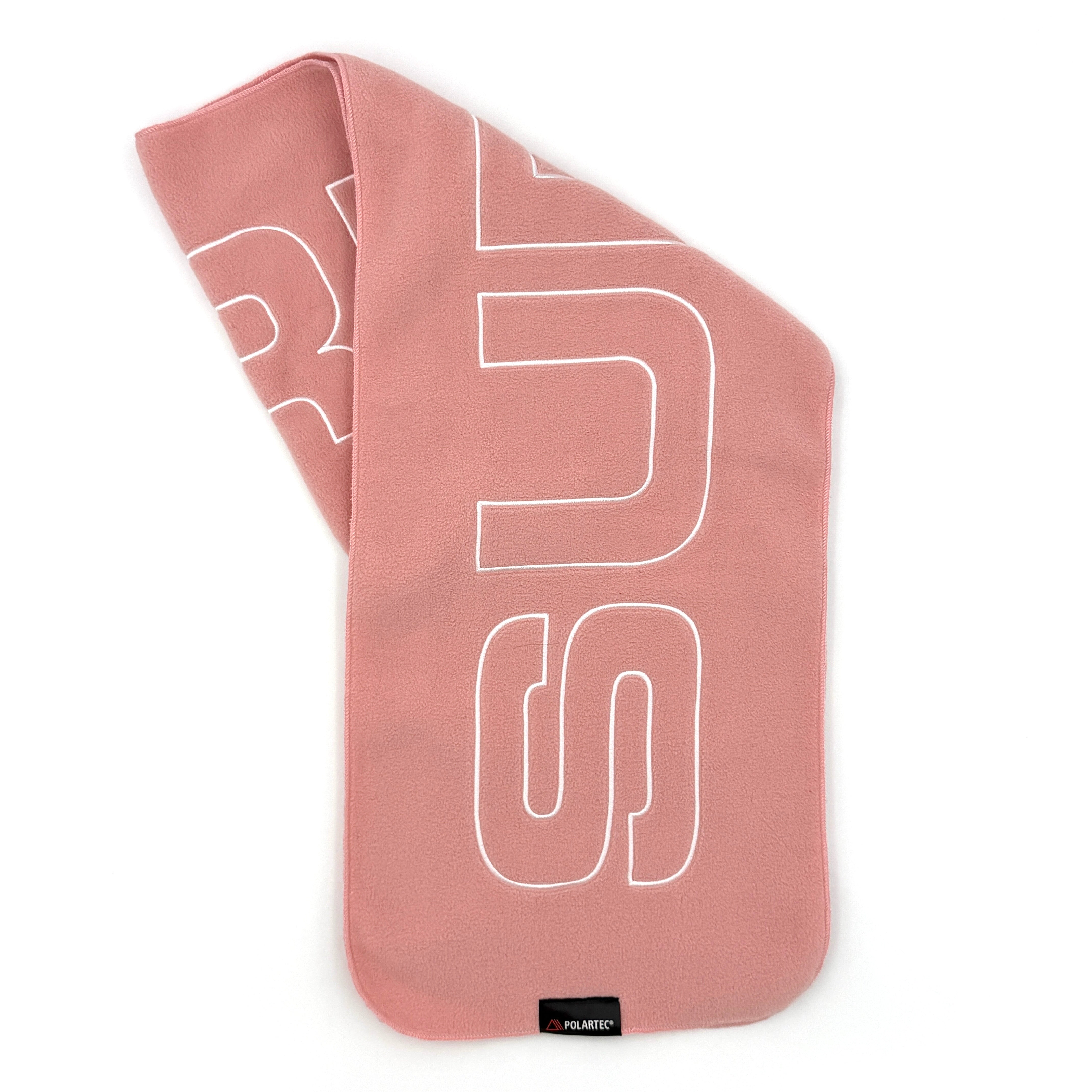 Supreme Polartec Logo Scarf Pink