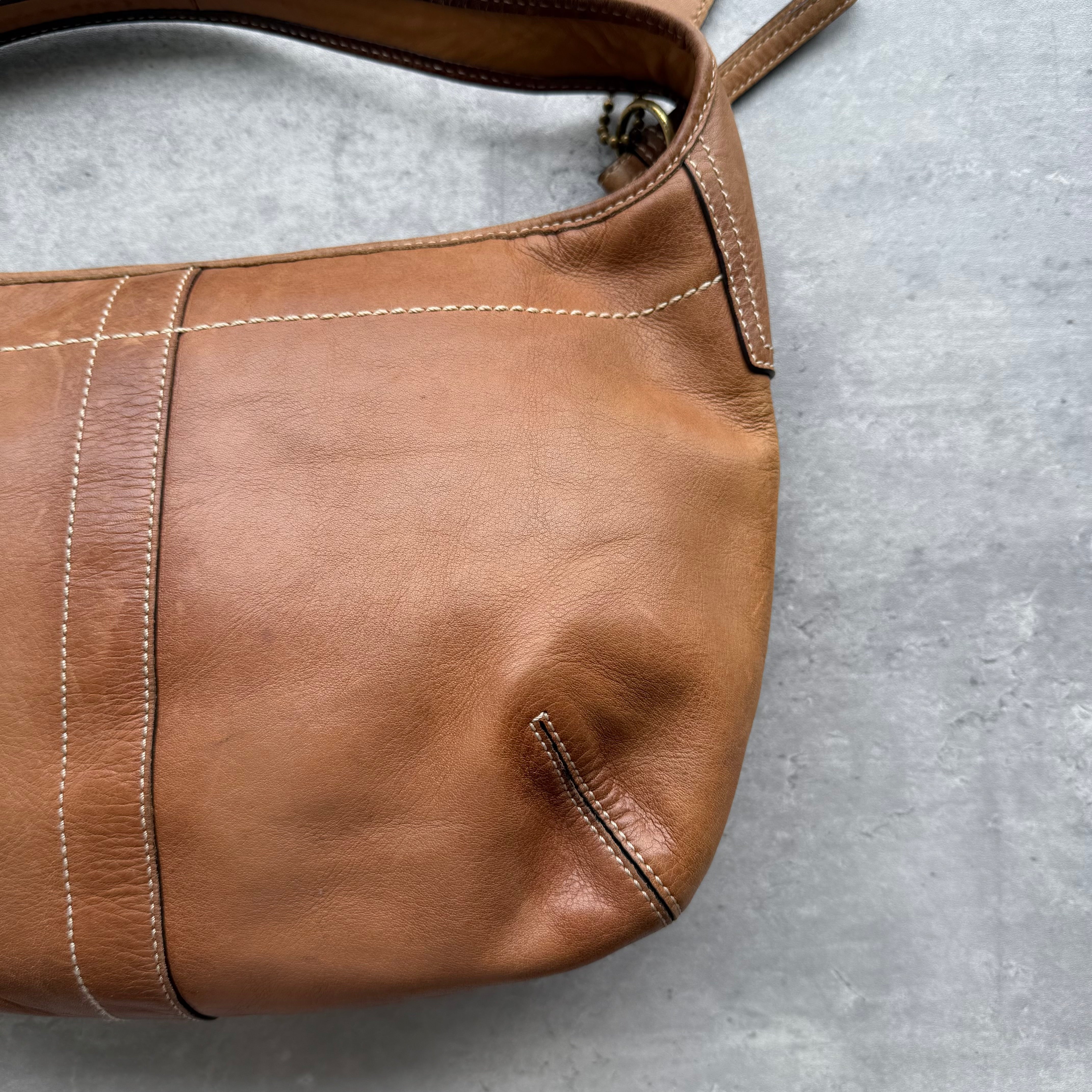 Coach Ergo Hobo Leather Shoulder Bag Brown