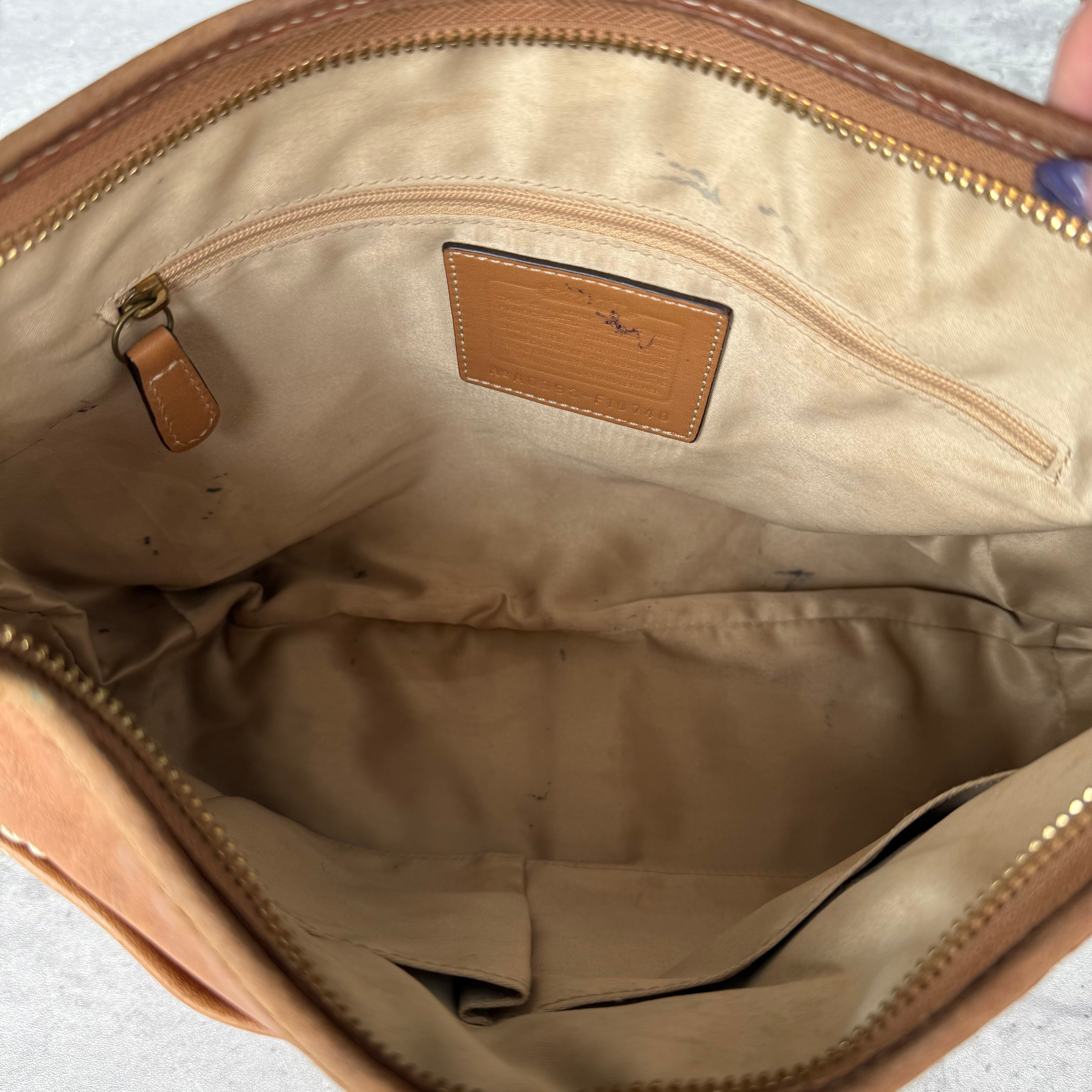 Coach Ergo Hobo Leather Shoulder Bag Brown