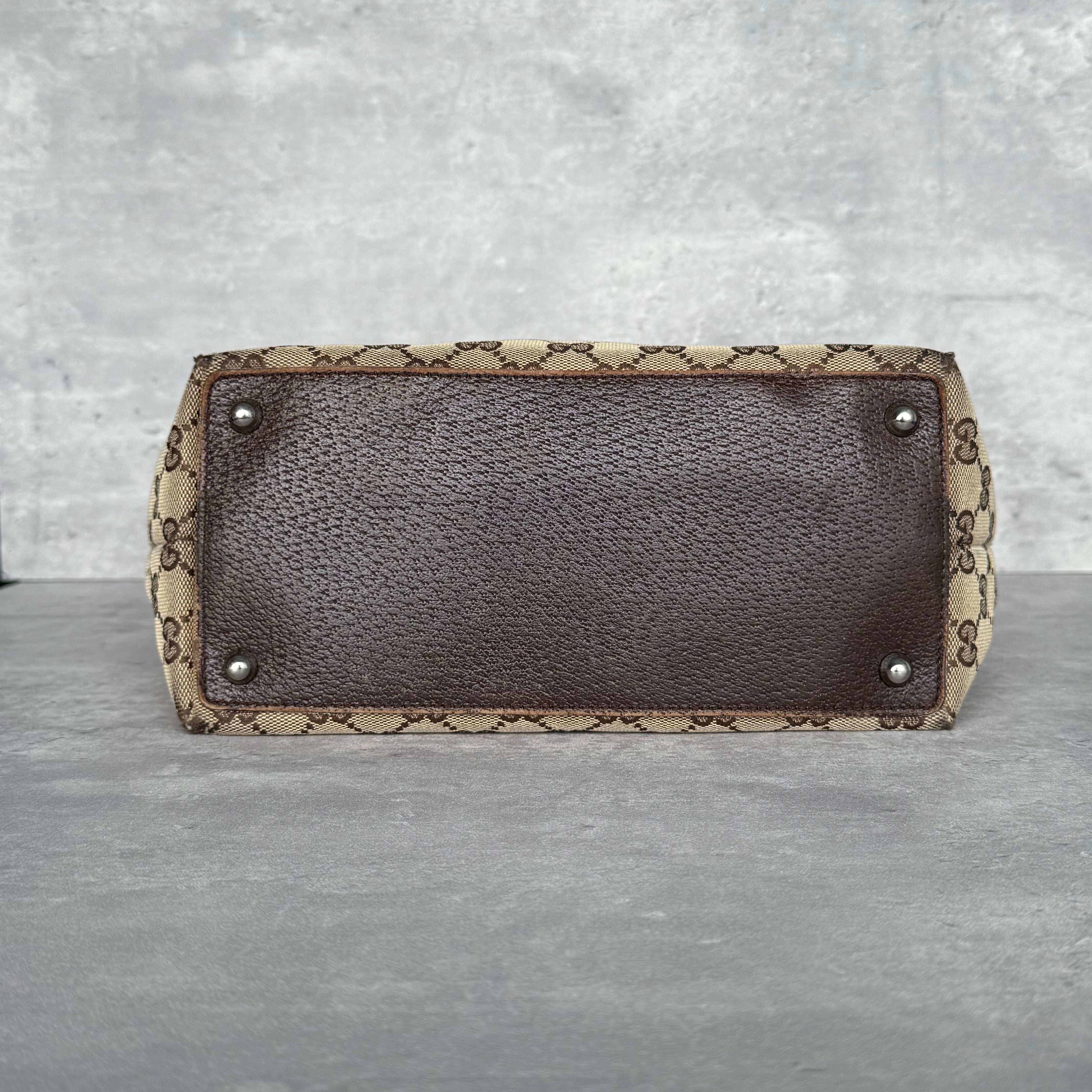 Gucci GG Monogram Tote Bag Beige