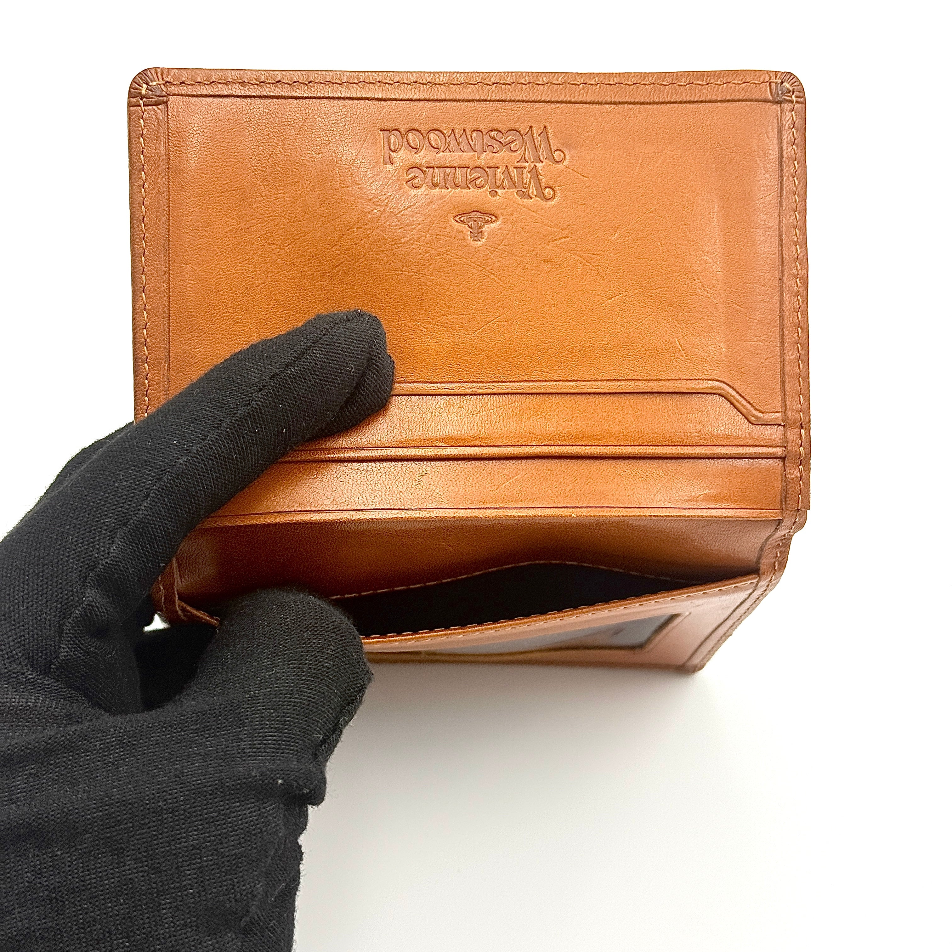 Vivienne Westwood Envelope Card Case Brown