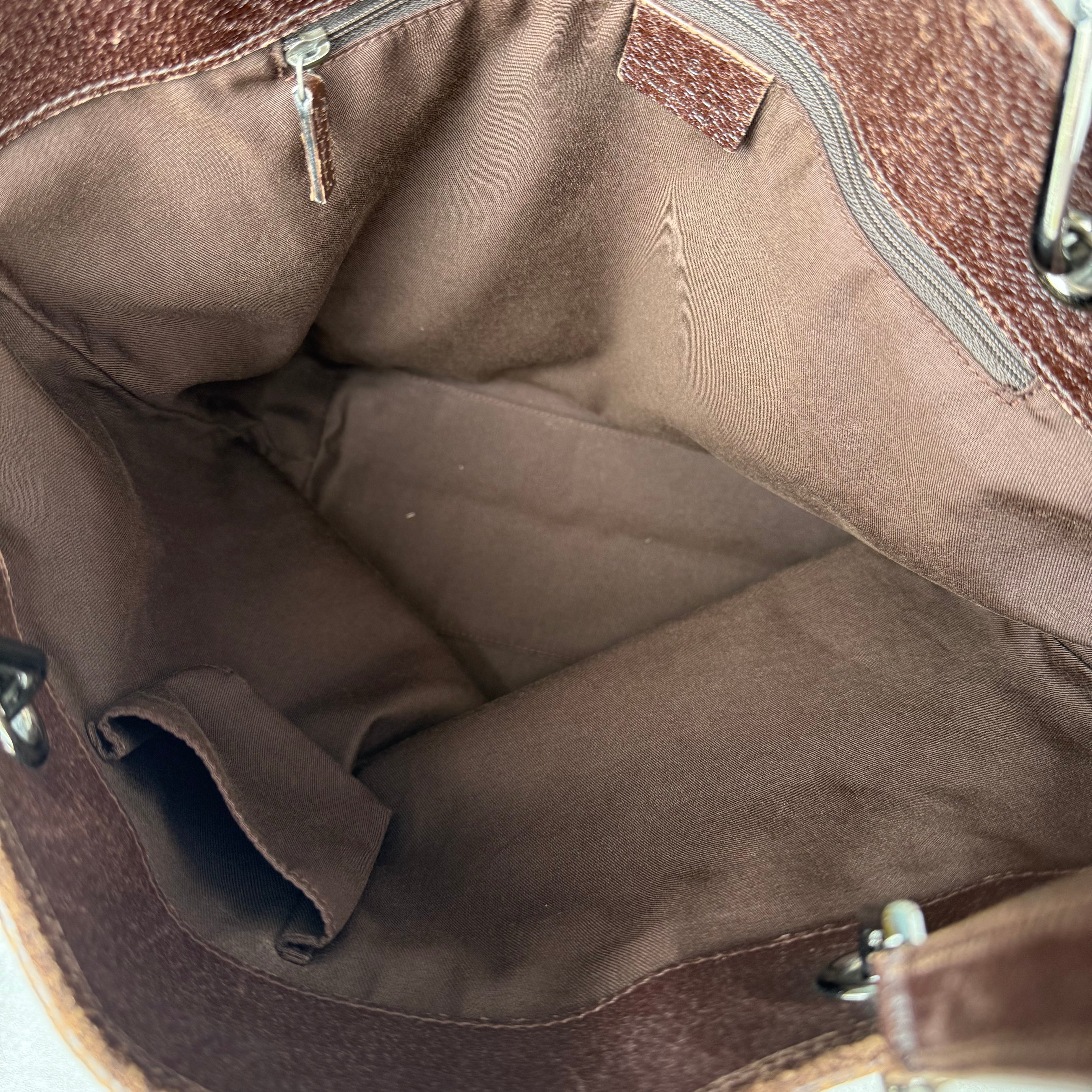 Gucci GG Monogram Tote Bag Beige