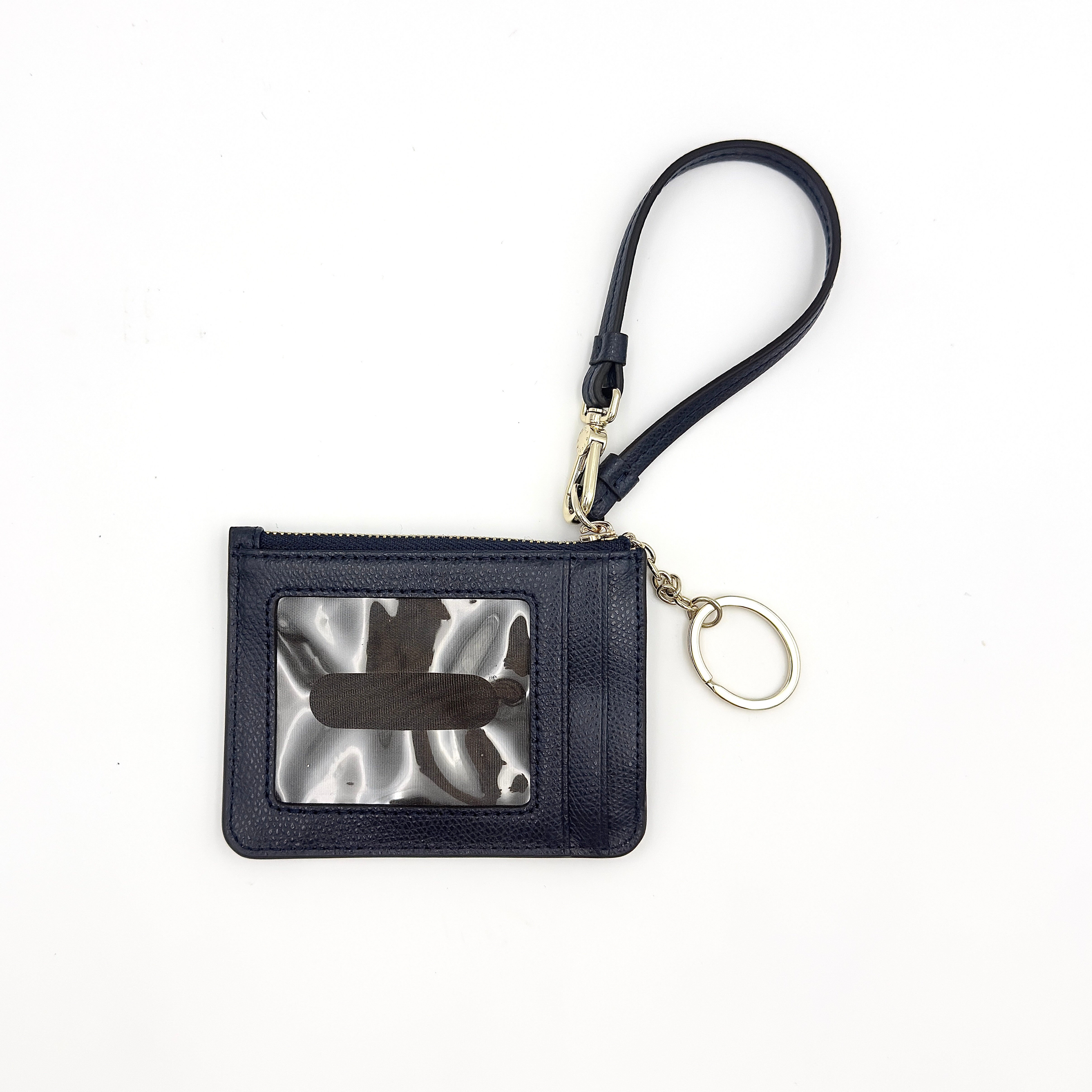 Furla Camelia Zipped Card Case Navy Blue